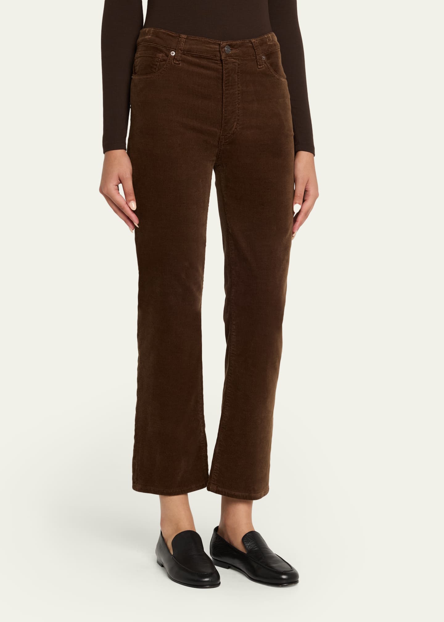 Le Sleek Straight Corduroy Jeans