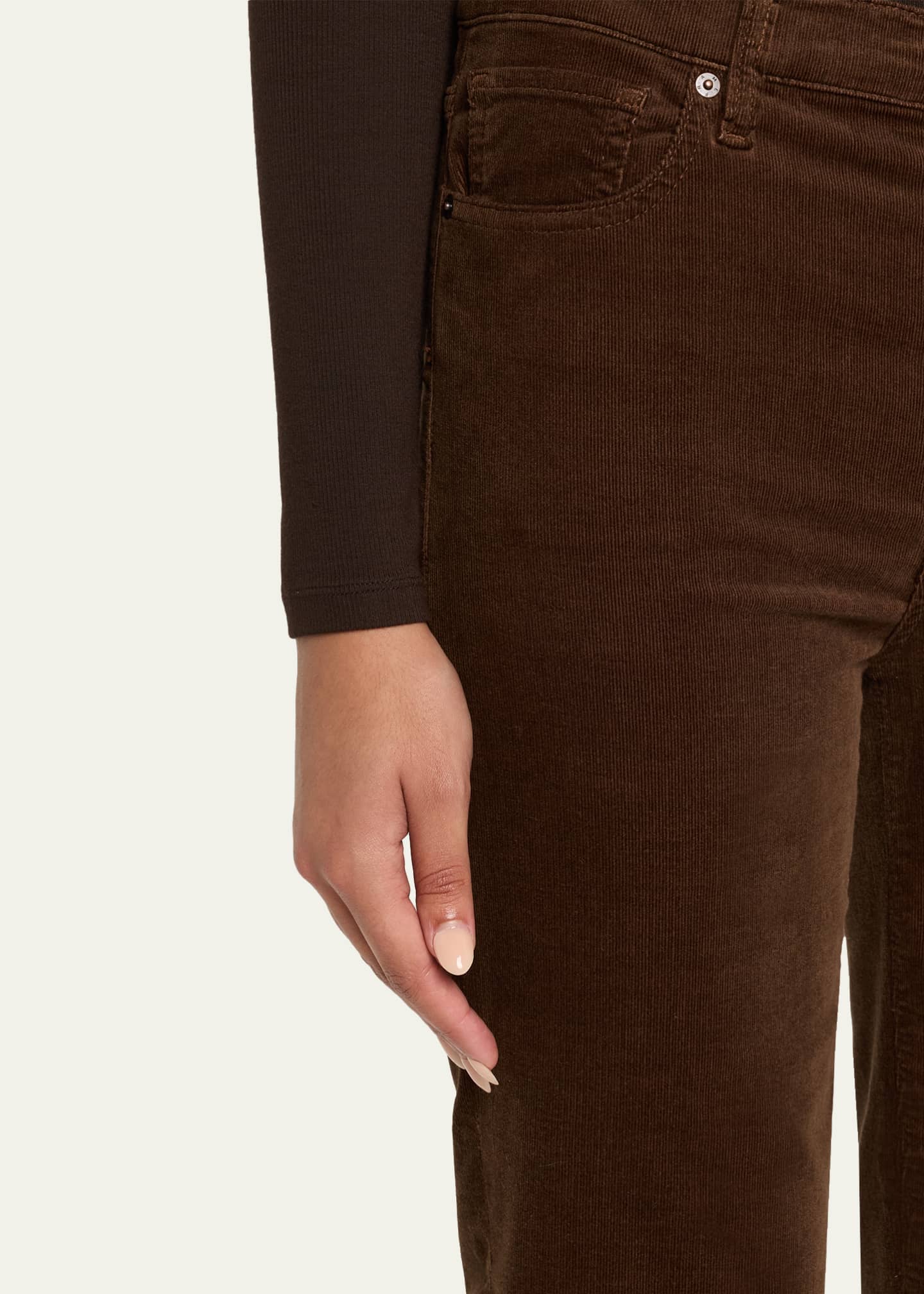 Le Sleek Straight Corduroy Jeans