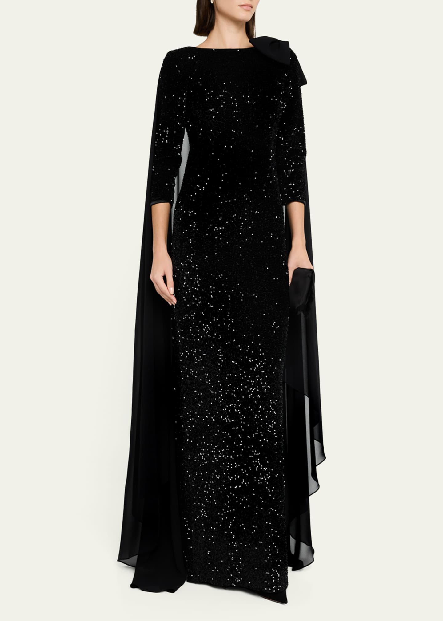 Teri jon velvet gown on sale