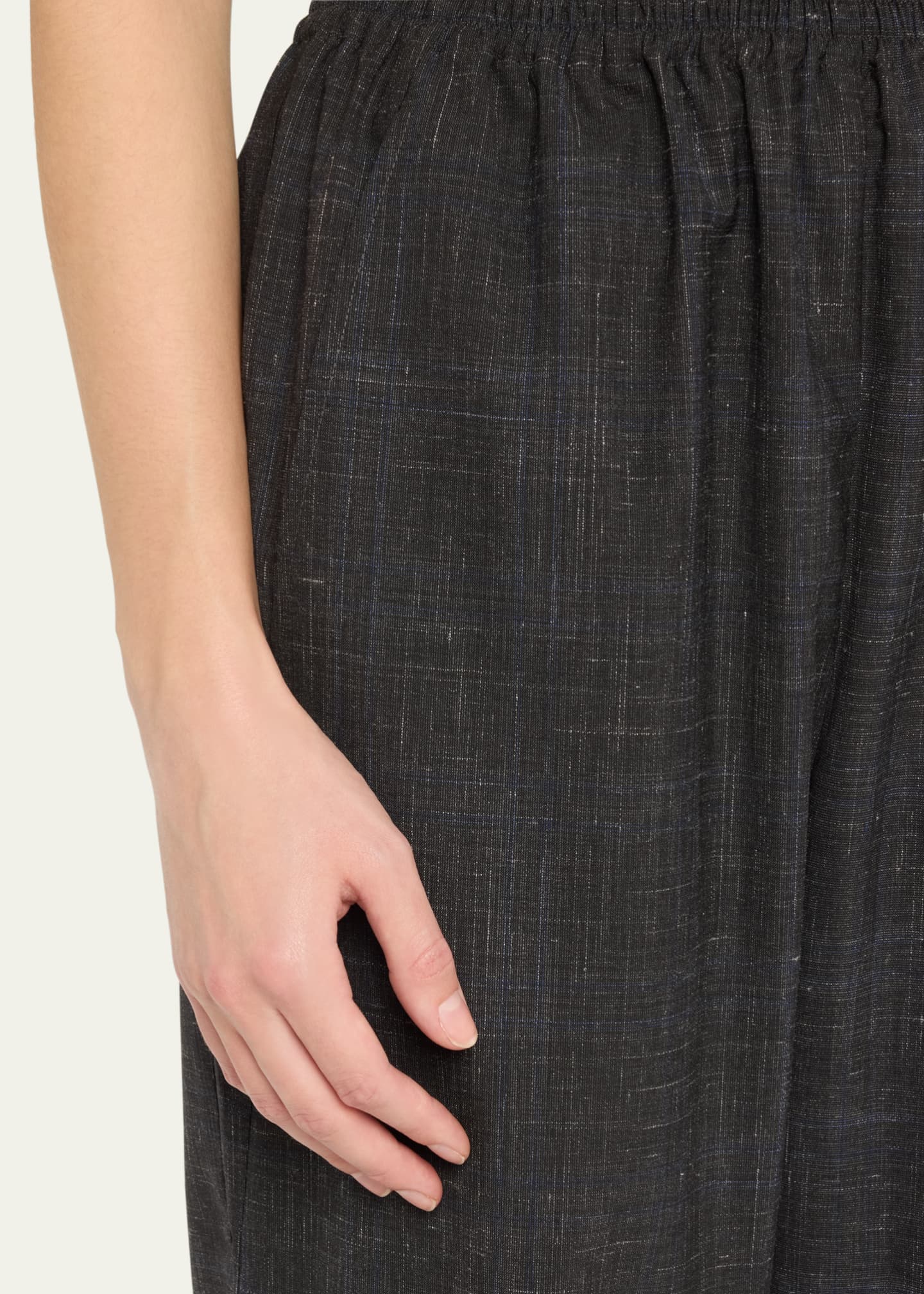 Eskandar Side-Insert Tapered Regular Trousers Image 5 of 5