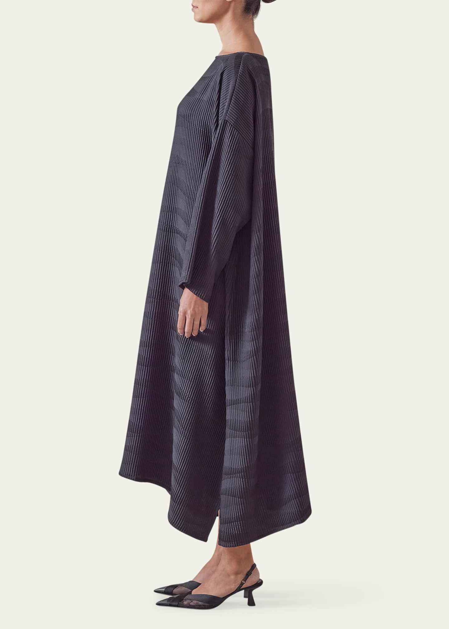 Eskandar Wide A-Line Scoop Neck Dress Image 3 of 3