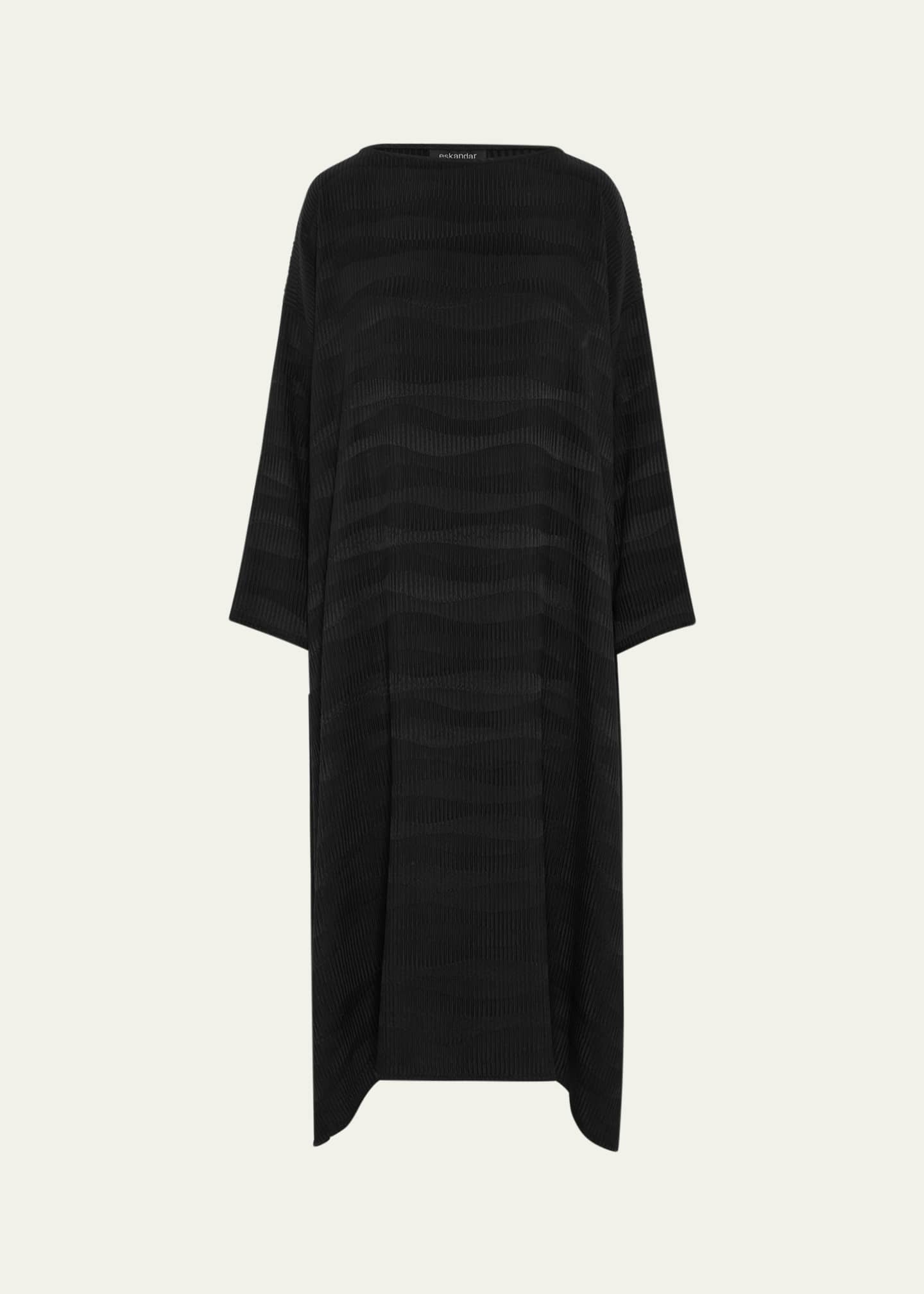 Eskandar Wide A-Line Scoop Neck Dress Image 1 of 3