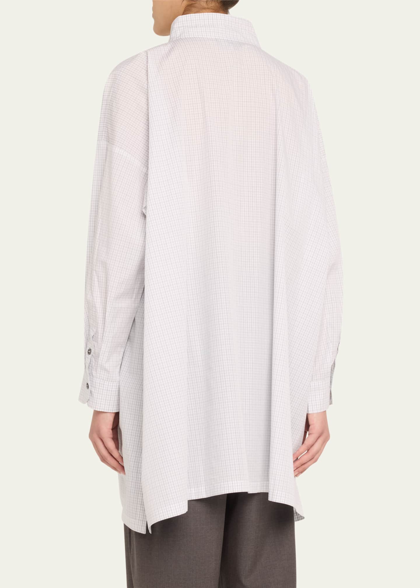 Eskandar Wide A-Line Artists Smock (Long Plus Length) Image 3 of 5