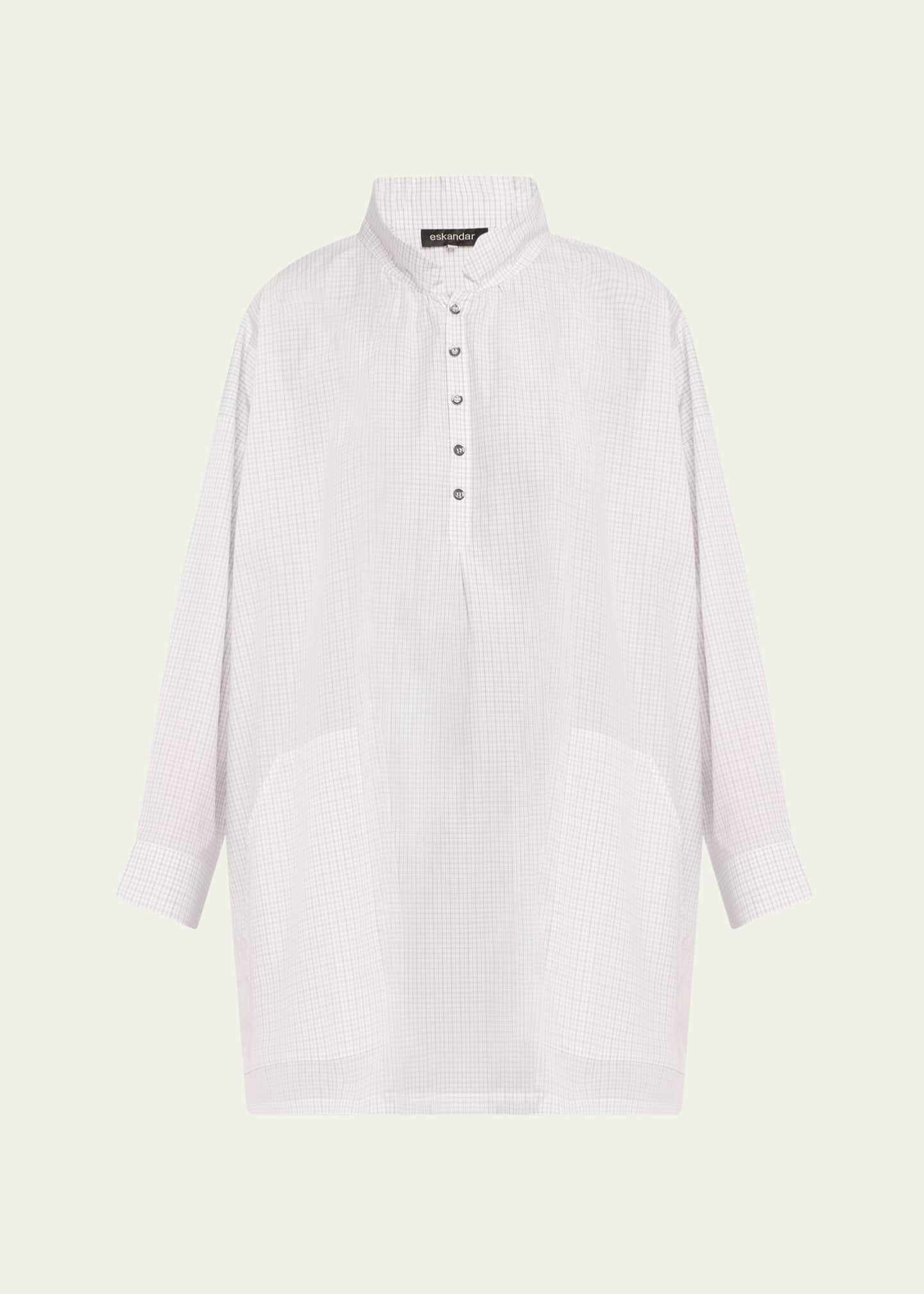 Eskandar Wide A-Line Artists Smock (Long Plus Length) Image 1 of 5