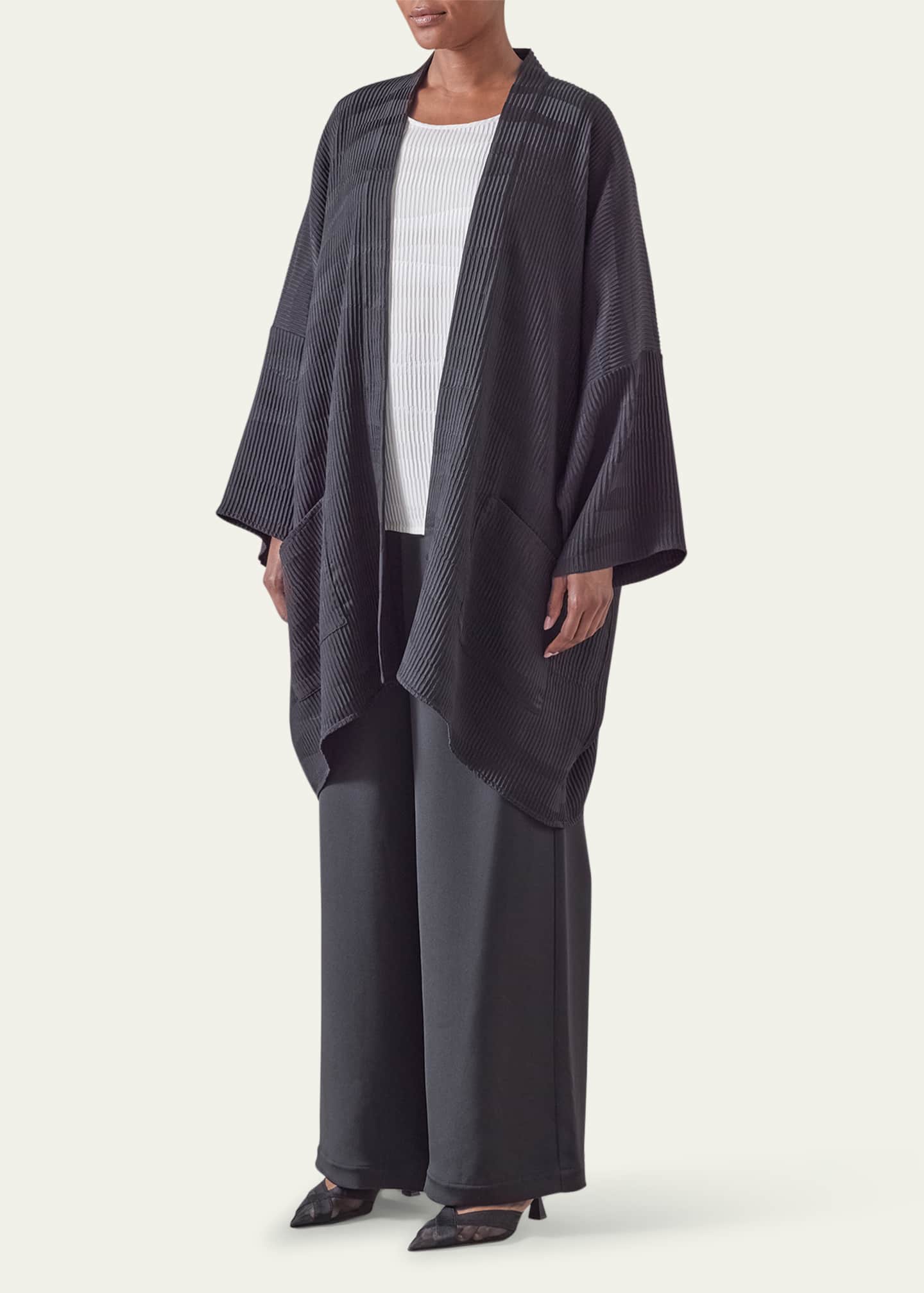 Eskandar Open Jacket (Long Plus Length) Image 2 of 3