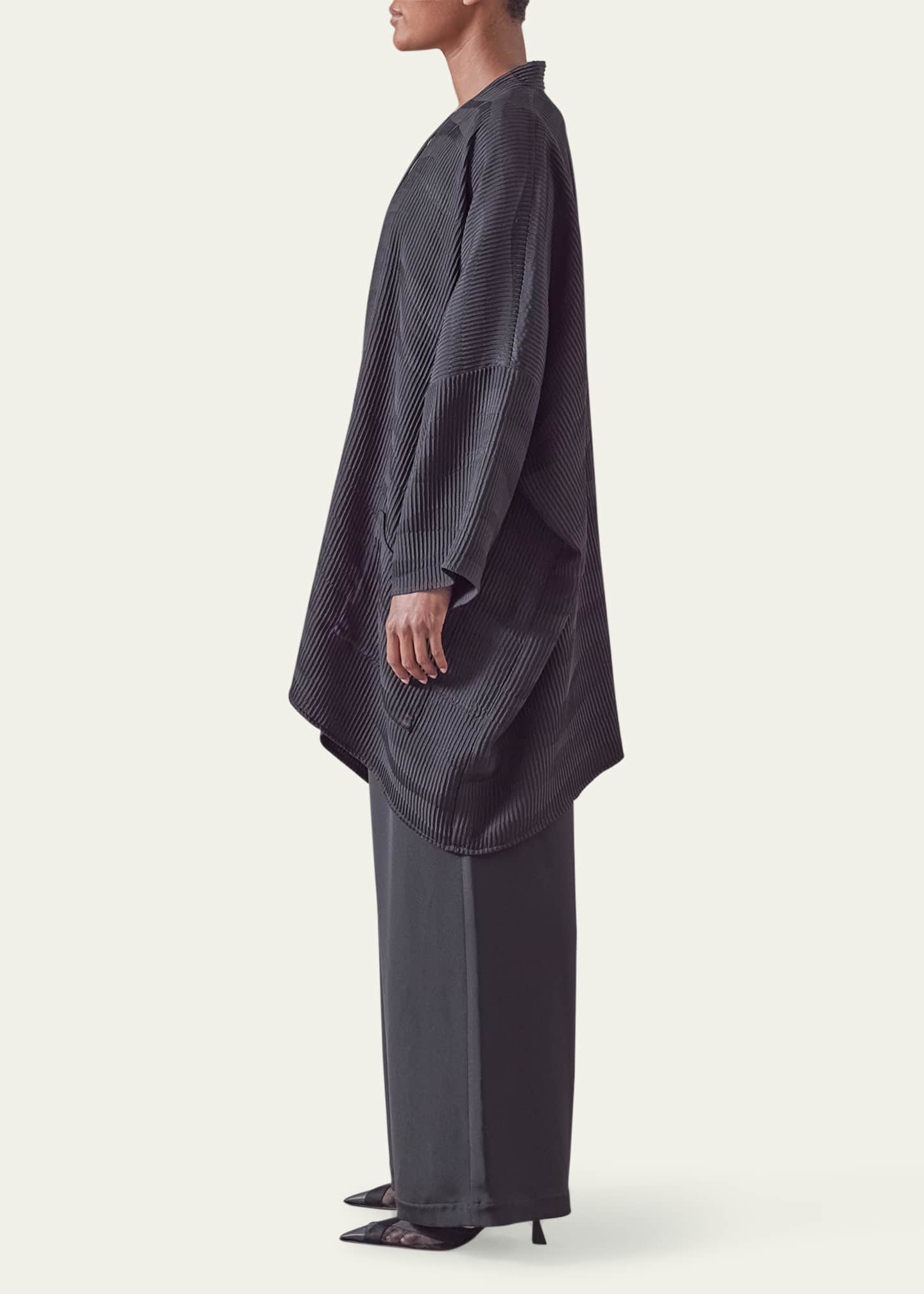 Eskandar Open Jacket (Long Plus Length) Image 3 of 3