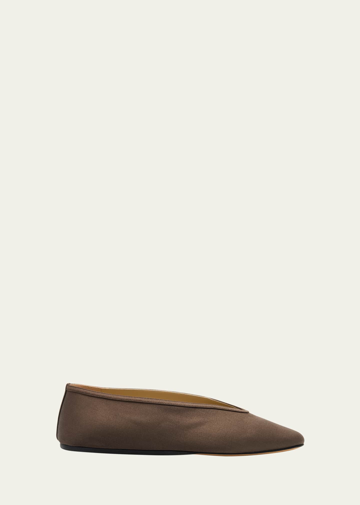 Le Monde Beryl Luna Silk Ballerina Slippers Image 1 of 6
