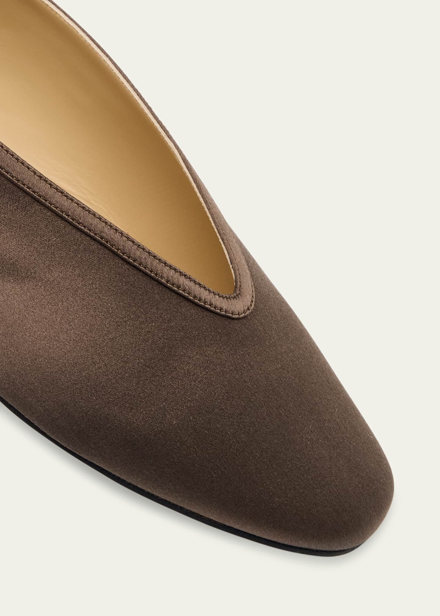 Le Monde Beryl Luna Silk Ballerina Slippers Image 5 of 6
