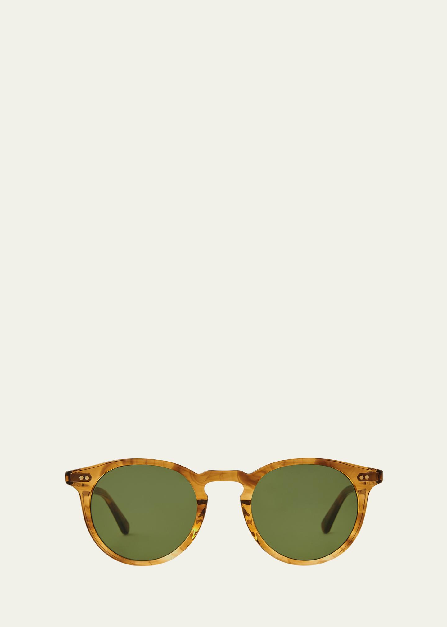 Mr. Leight Men's Luckman S Round Sunglasses - Bergdorf Goodman