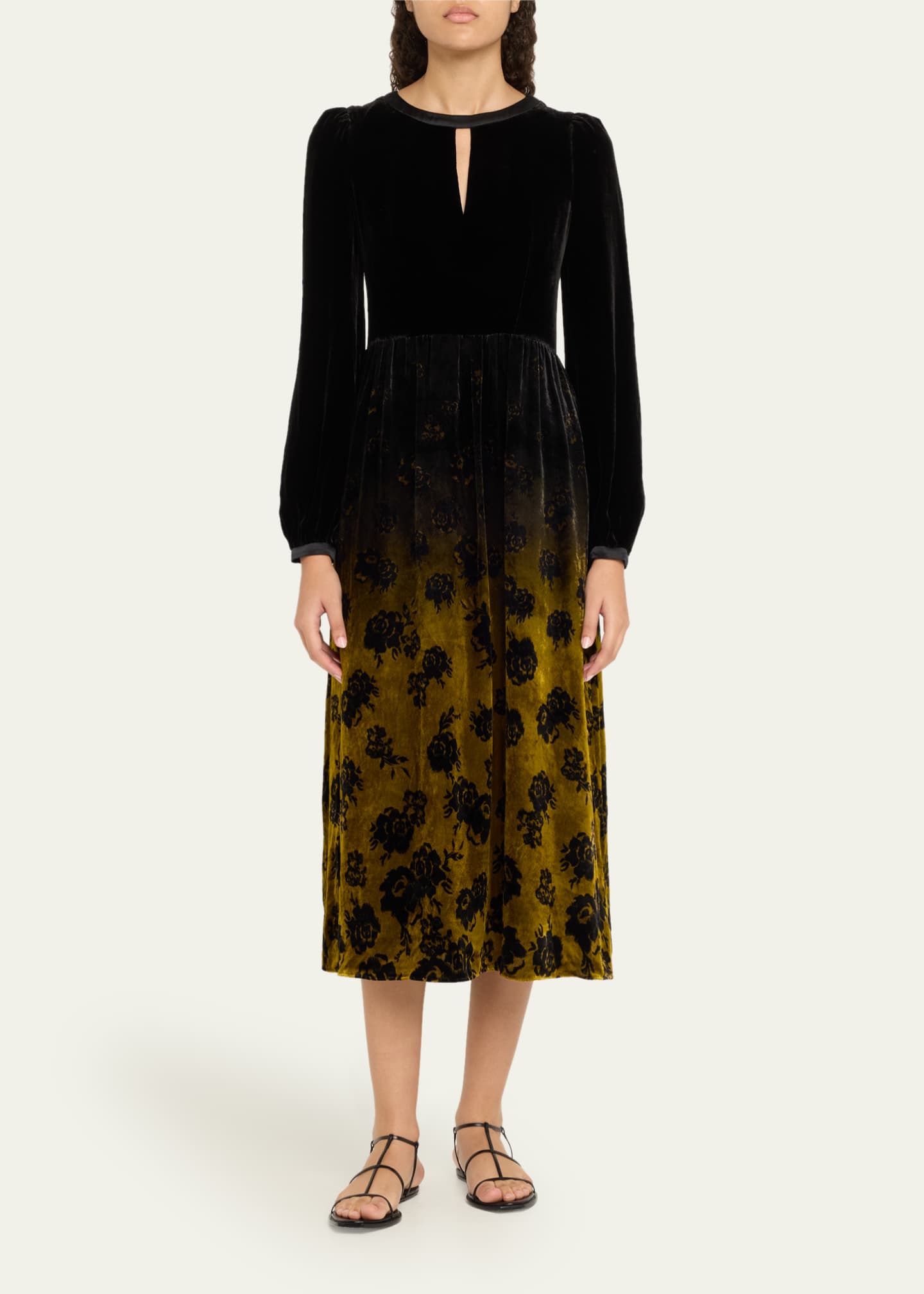 Saloni velvet dress best sale