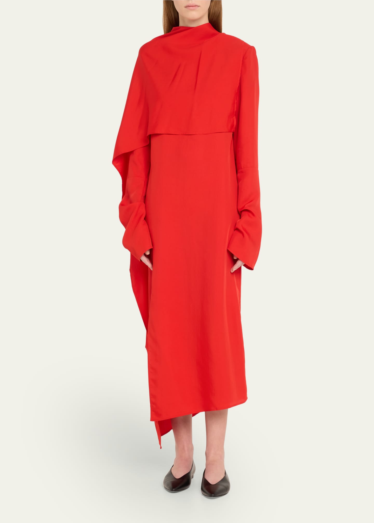 Co Asymmetric Scarf Dress Image 2 of 5