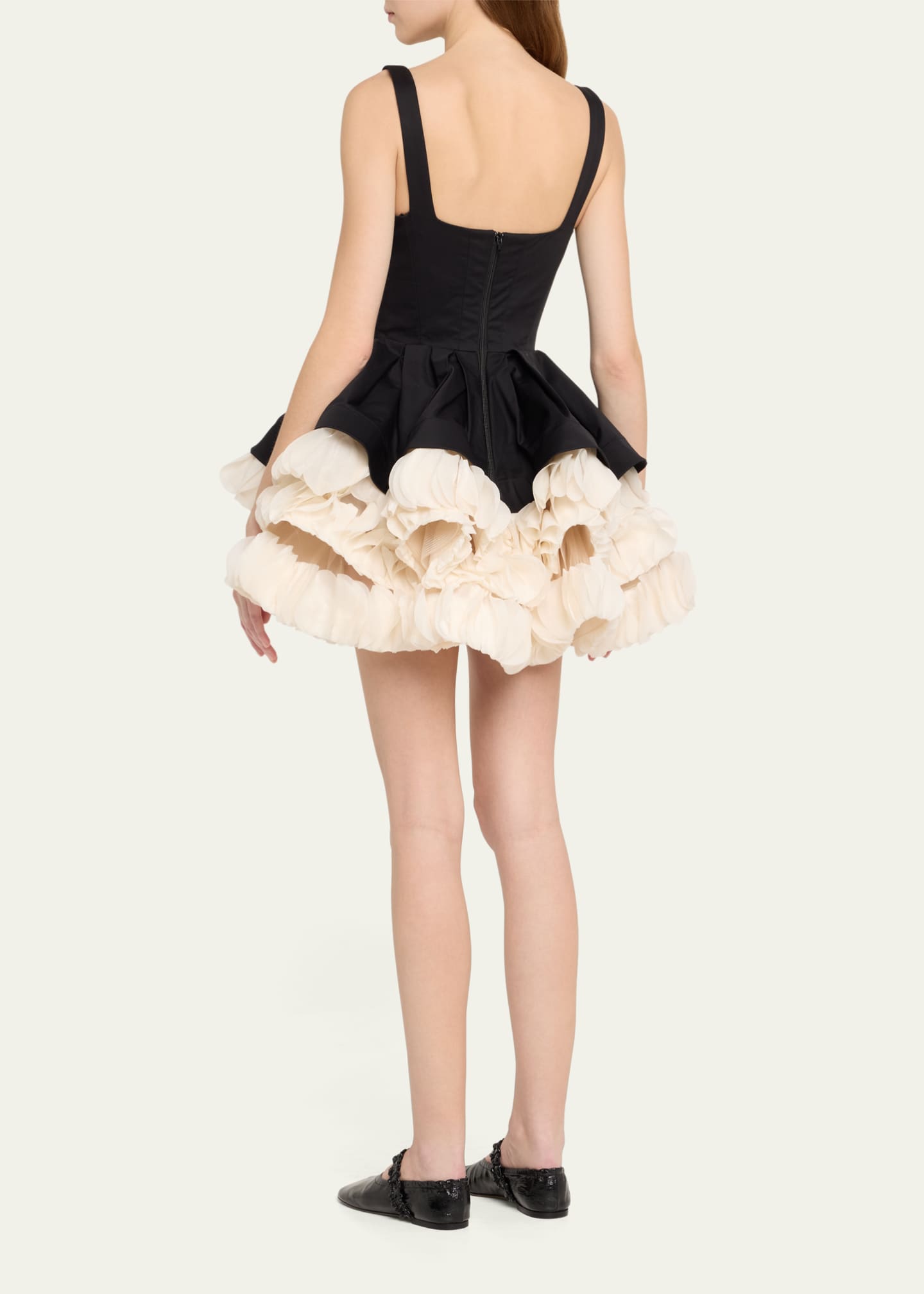 Bronx and Banco Catalina Ruffle Fit-&-Flare Mini Dress Image 3 of 5