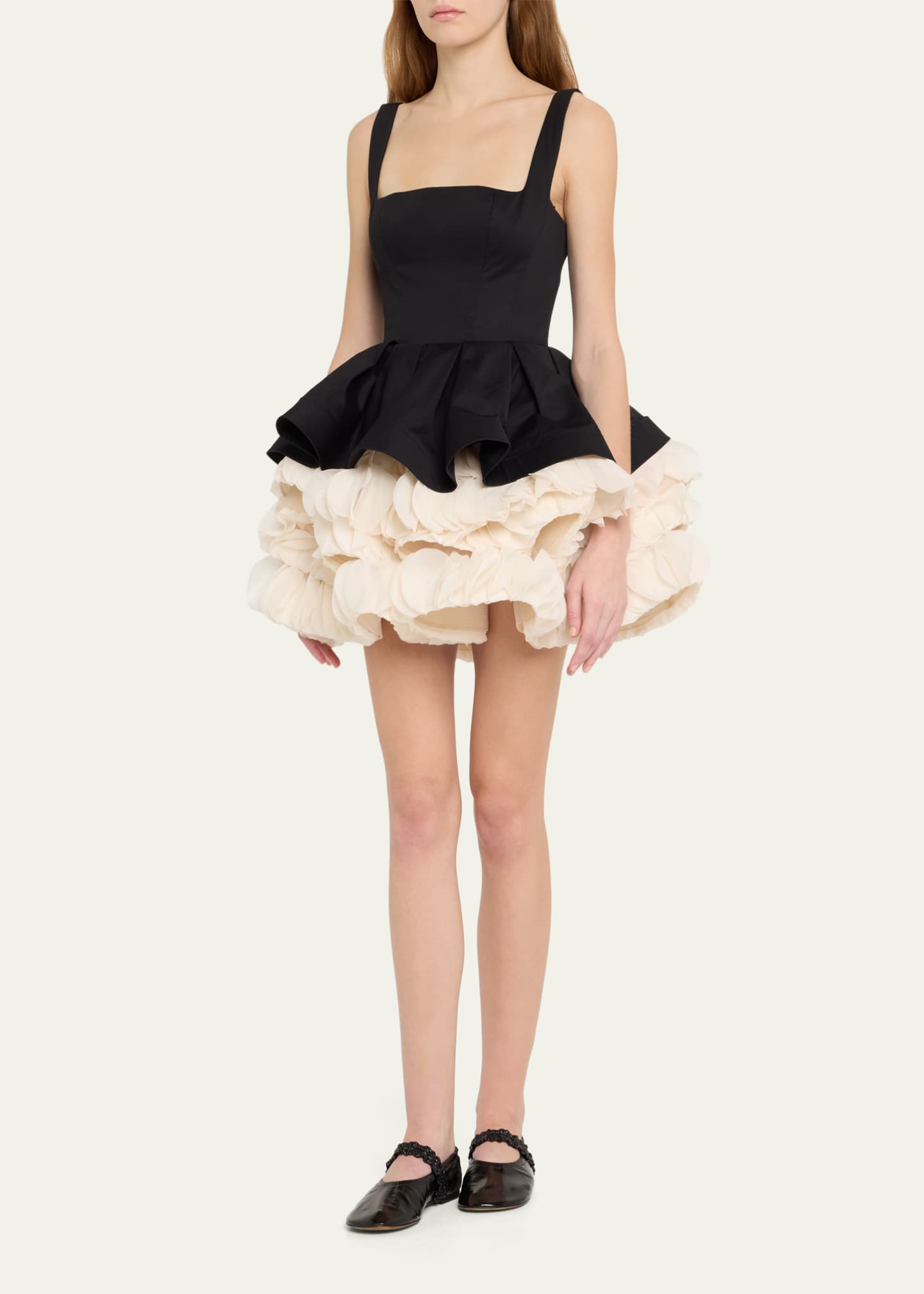 Bronx and Banco Catalina Ruffle Fit-&-Flare Mini Dress Image 4 of 5
