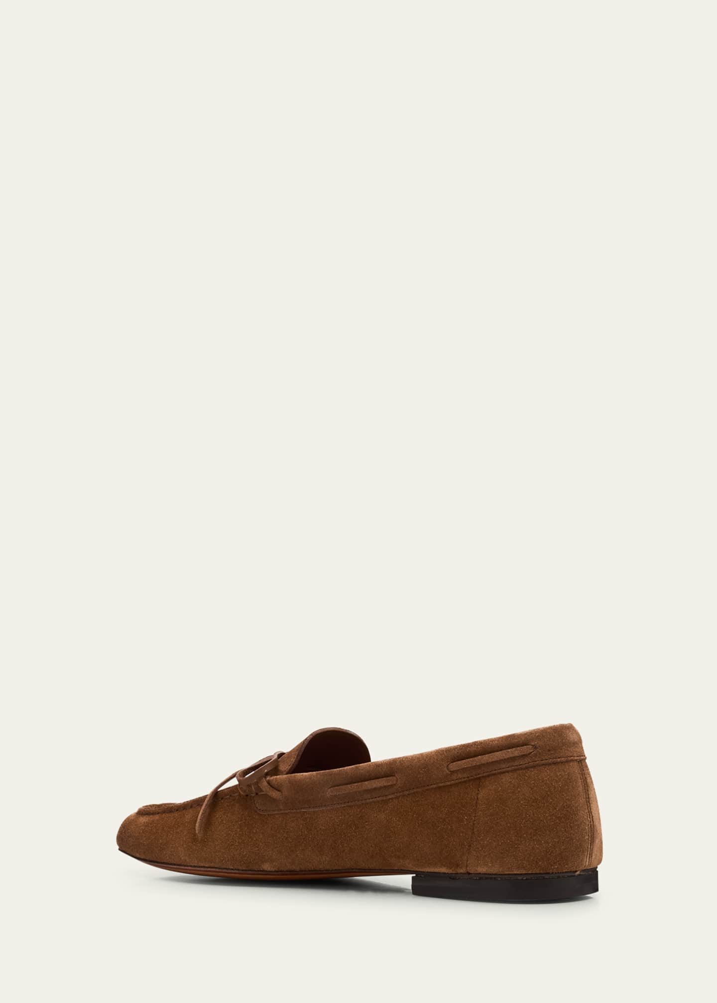 Ralph Lauren Purple Label Men's Beekman Suede Moc-Toe Loafers Image 2 of 4