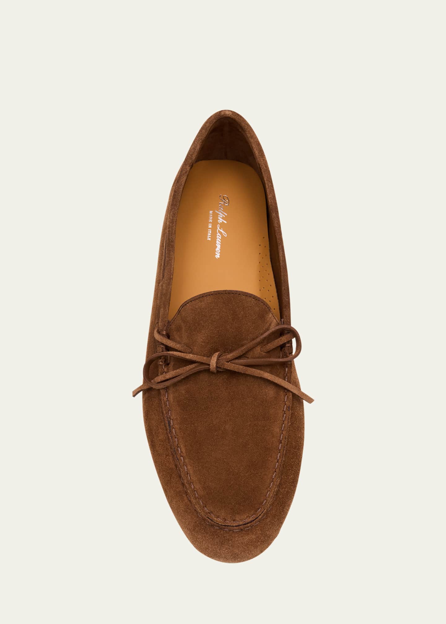Ralph Lauren Purple Label Men's Beekman Suede Moc-Toe Loafers Image 4 of 4
