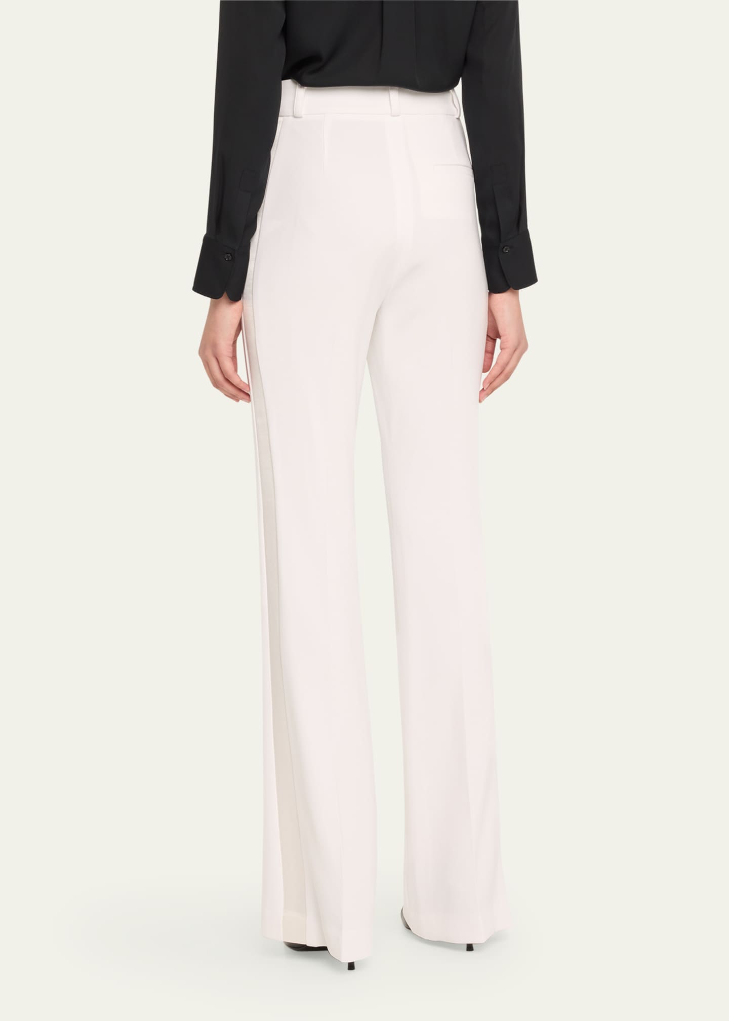 Sergio Hudson Flat Front Straight Trousers Image 3 of 5