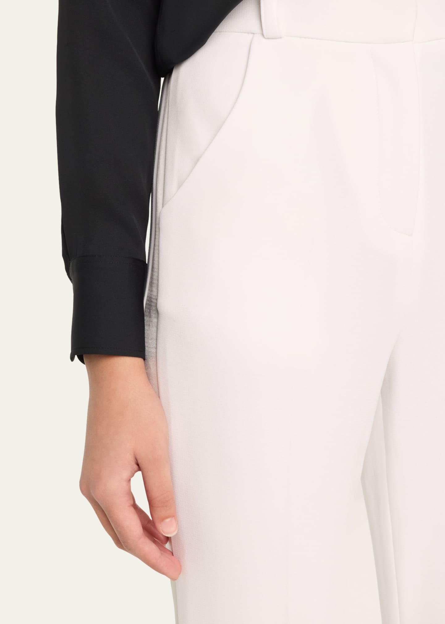 Sergio Hudson Flat Front Straight Trousers Image 5 of 5