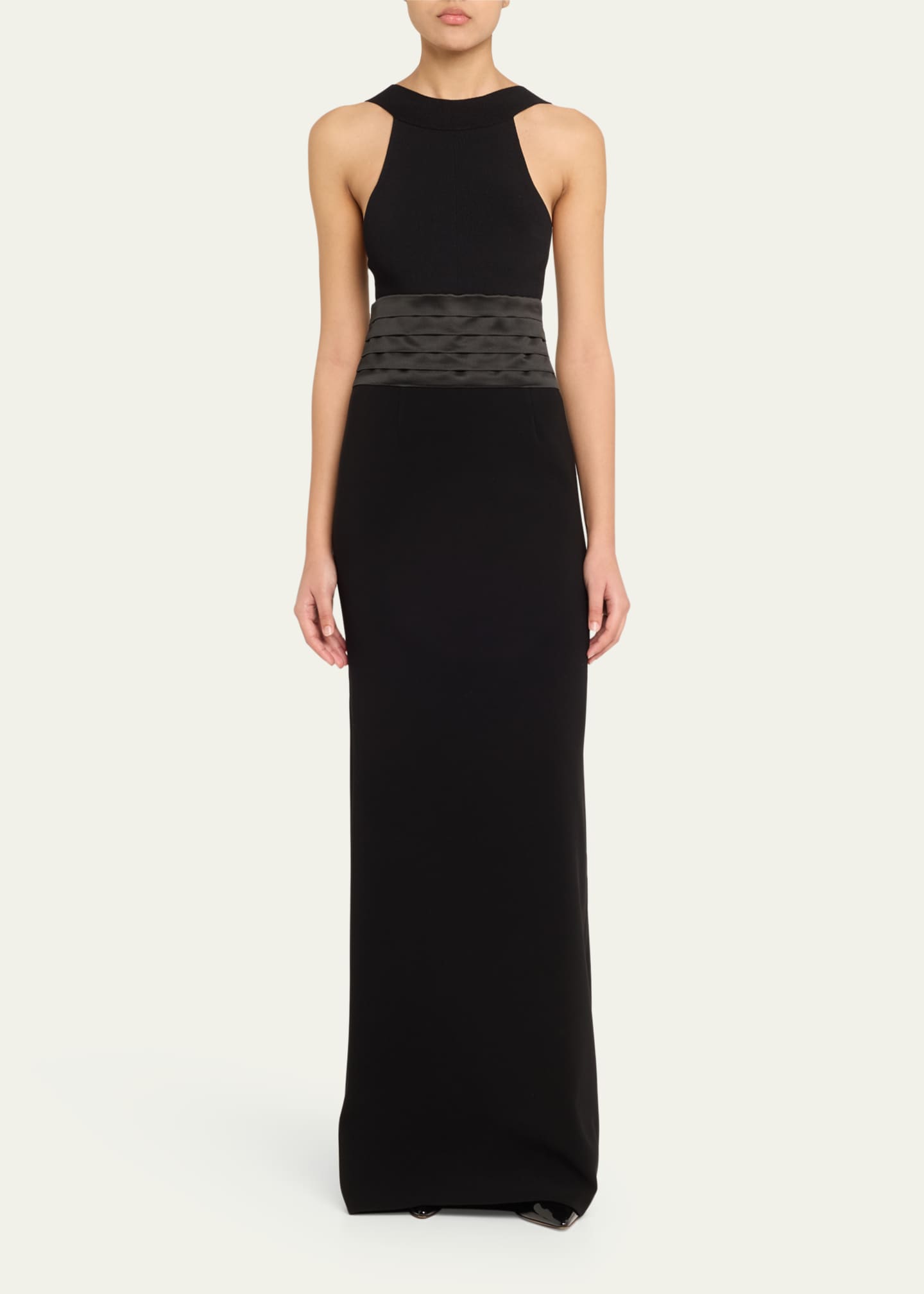 Sergio Hudson Long Cummberbund Evening Skirt Image 2 of 5