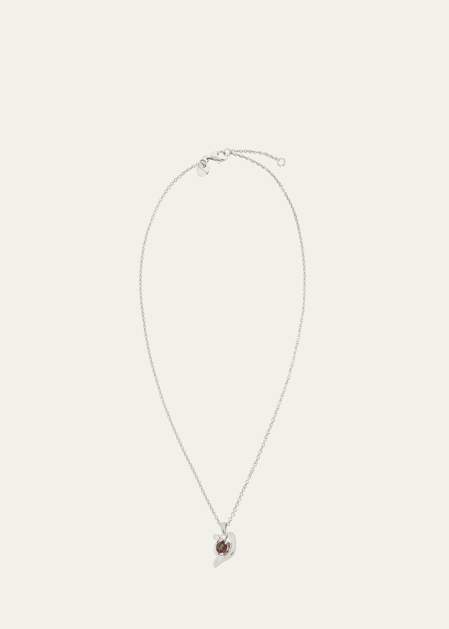 Procaccia Jewelry 18K Gold Hebrew AYN Initial Necklace Image 3 of 4