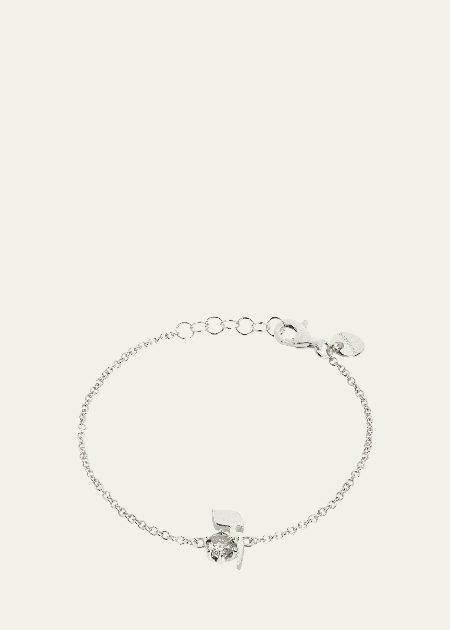 Procaccia Jewelry 18K Gold Hebrew ZAYN Initial Bracelet Image 1 of 3