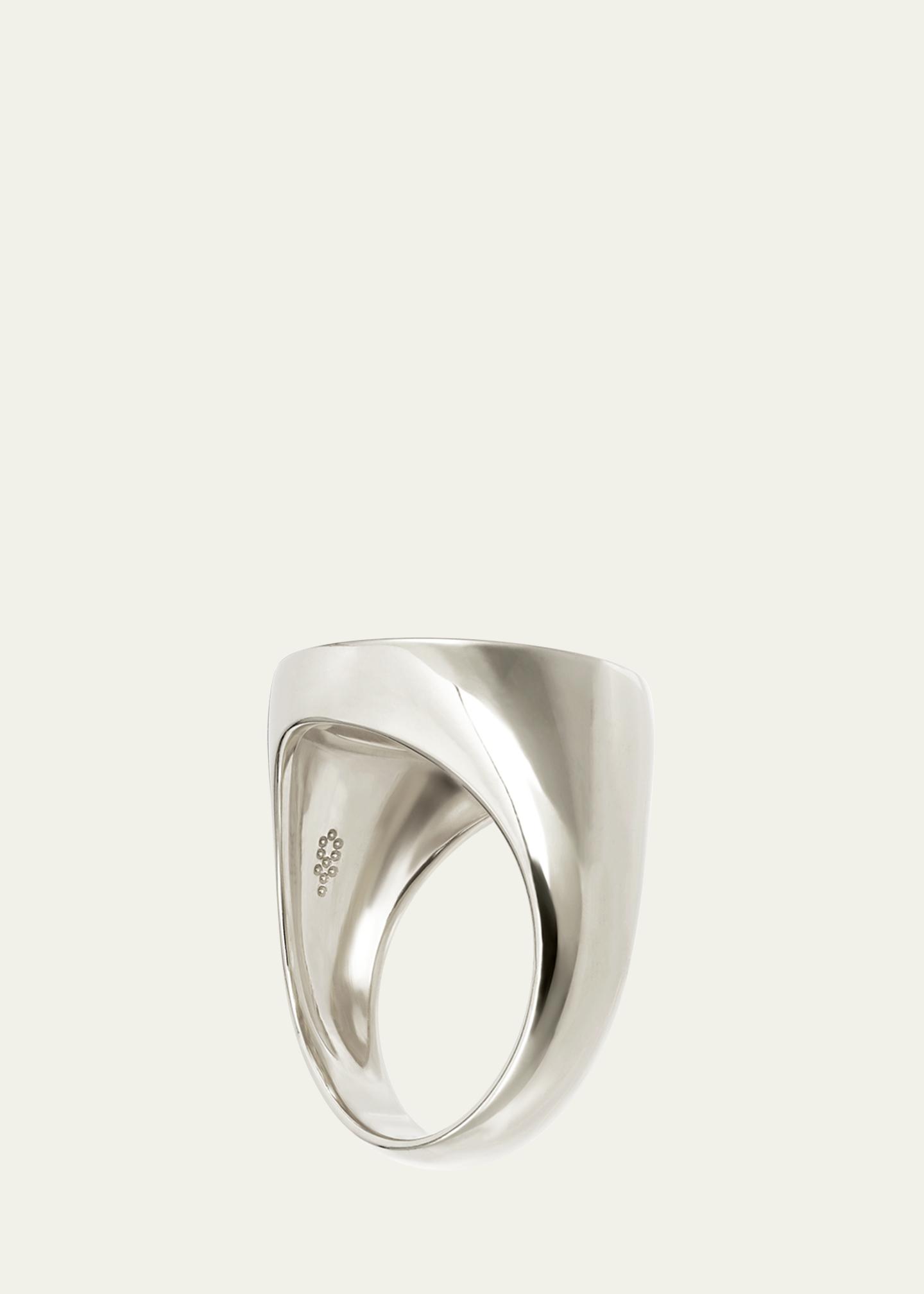 Procaccia Jewelry 18K Gold Hebrew KHAF Initial Signet Ring - Bergdorf ...