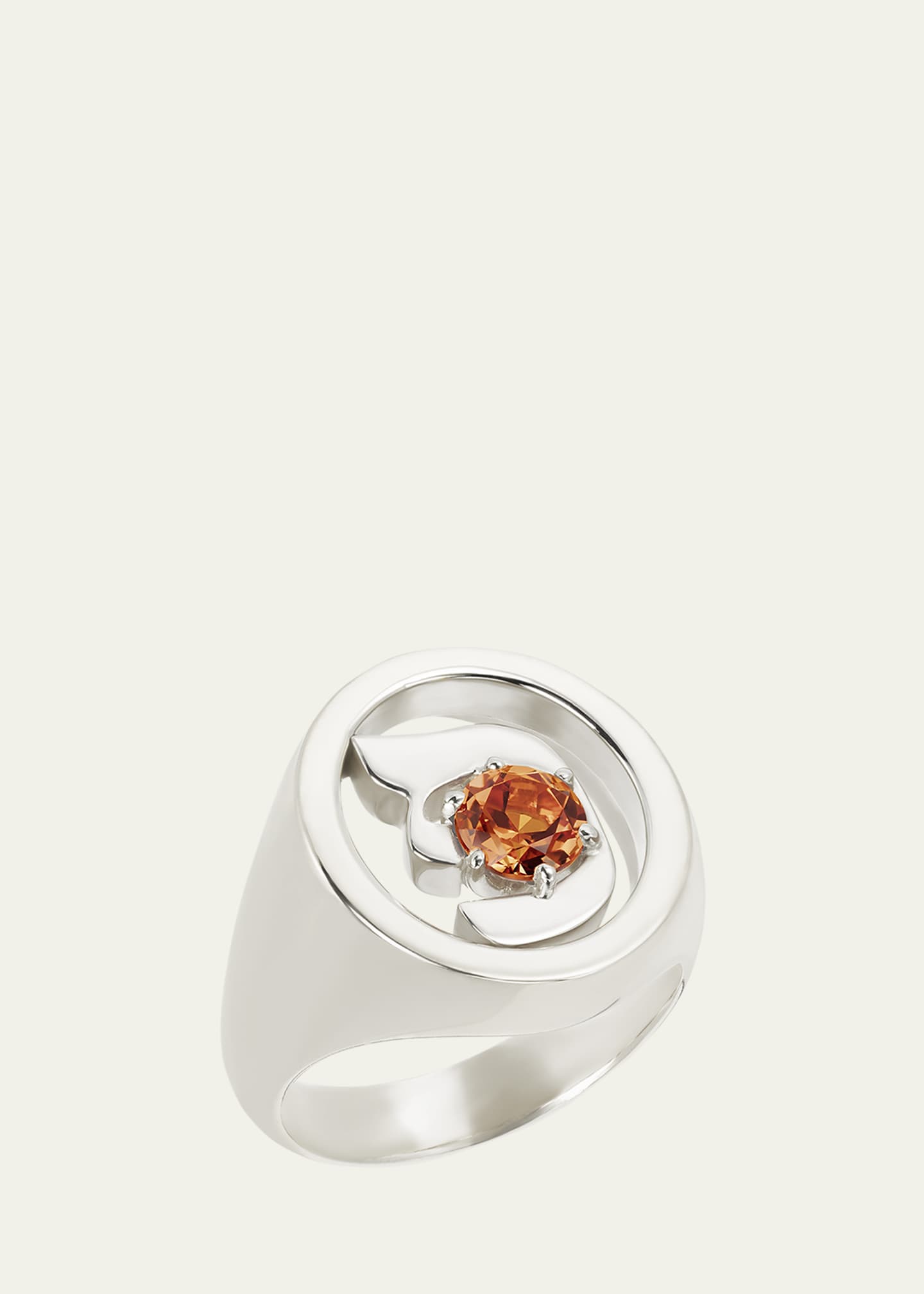 Procaccia Jewelry 18K Gold Hebrew PEH Initial Signet Ring - Bergdorf ...