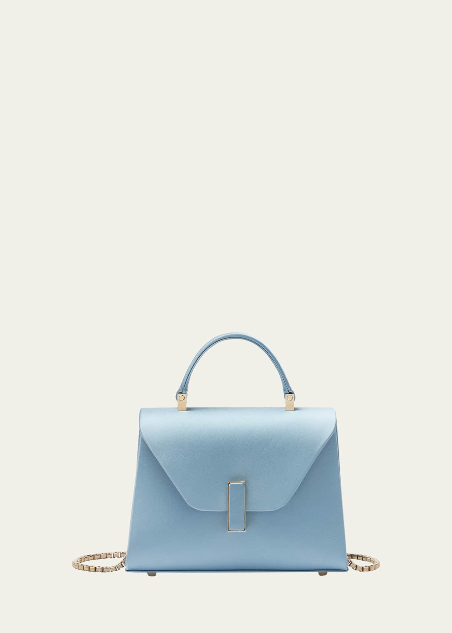 Valextra Iside Micro Satin Top-Handle Bag Image 1 of 3