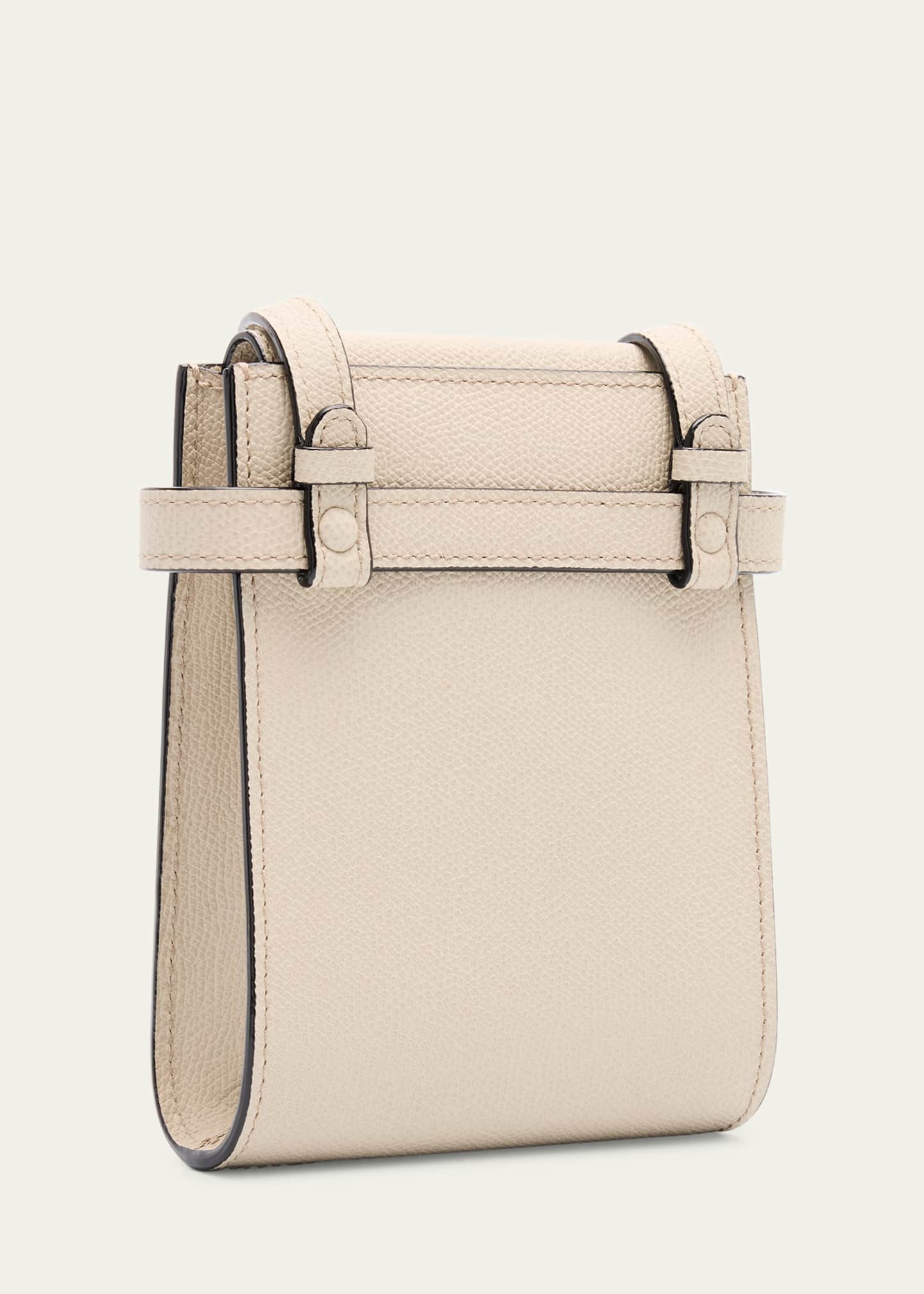 Valextra B Tracollina Slim Calfskin Crossbody Bag Image 3 of 6