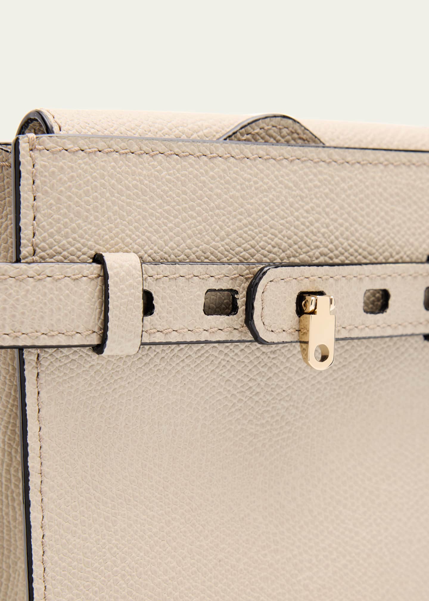 Valextra B Tracollina Slim Calfskin Crossbody Bag Image 6 of 6