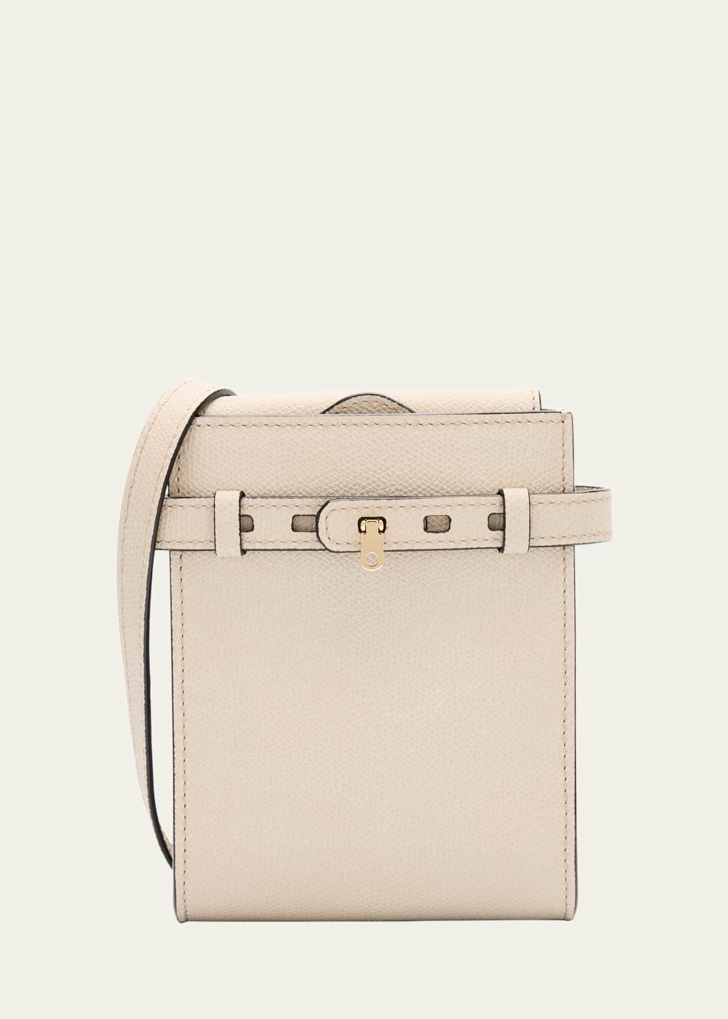 Valextra B Tracollina Slim Calfskin Crossbody Bag Image 1 of 6