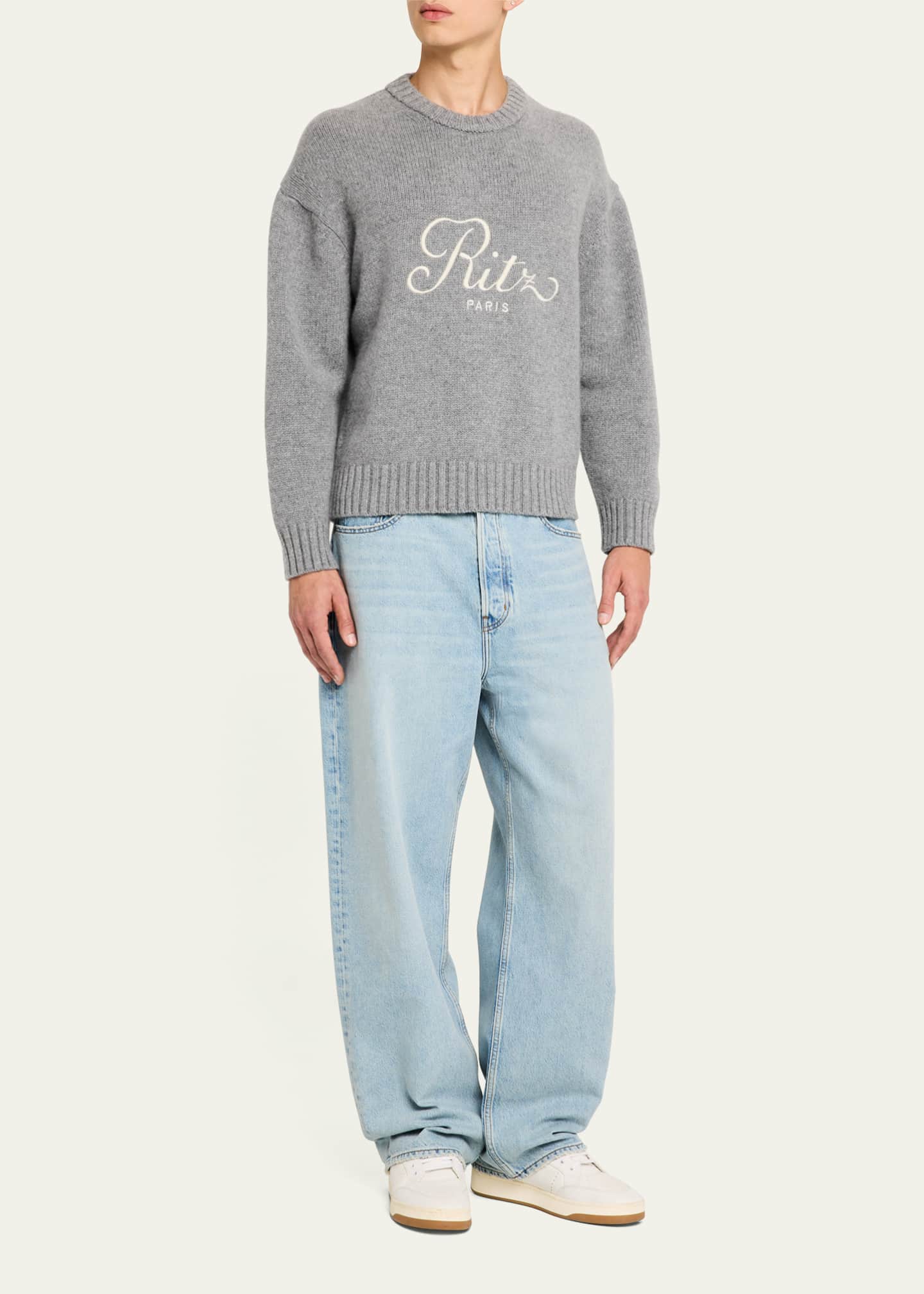 FRAME x Ritz Paris x Ritz Paris Men's Baggy Jeans Image 2 of 4
