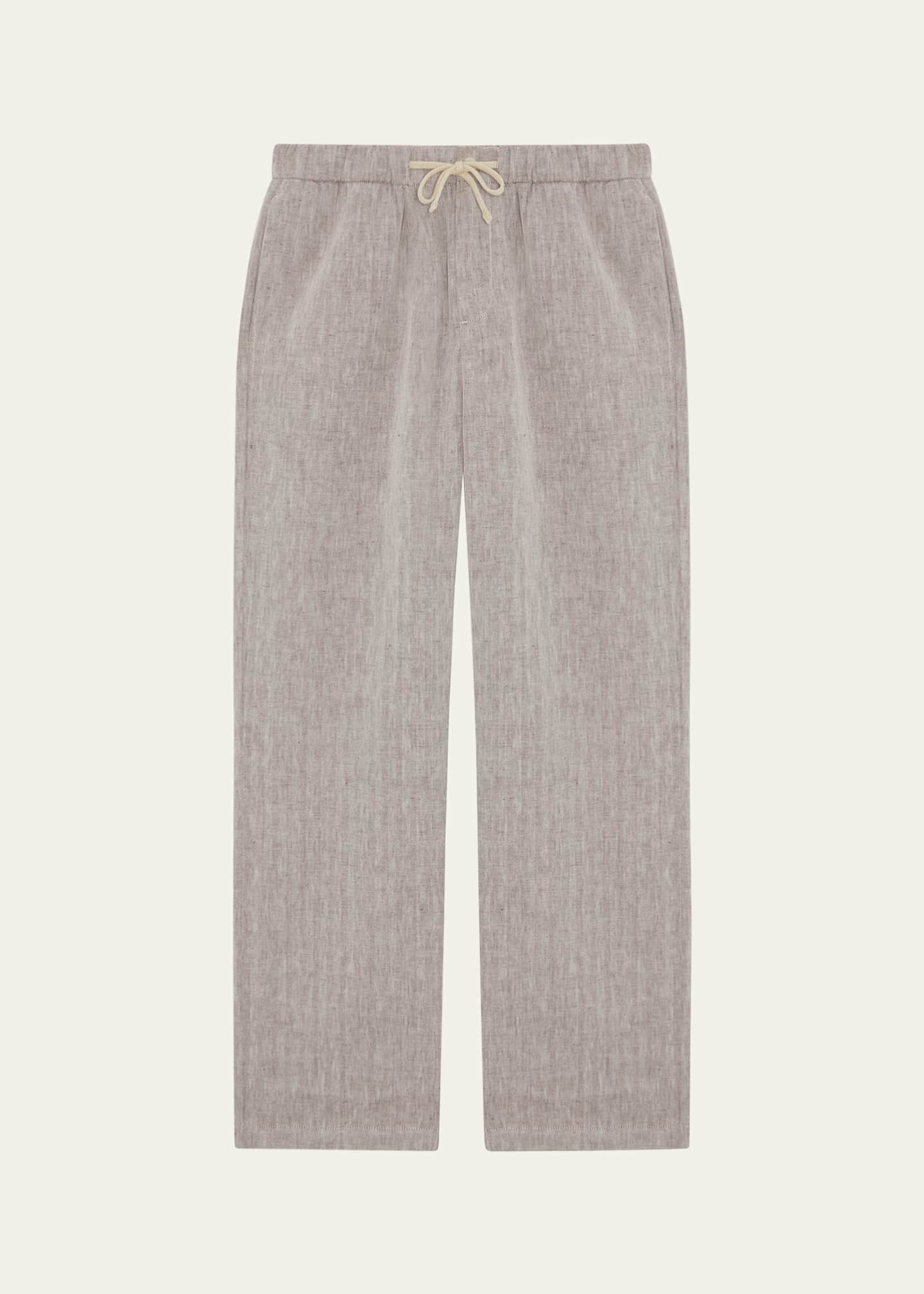 Frescobol Carioca Men's Rocha Linen-Cotton Trousers