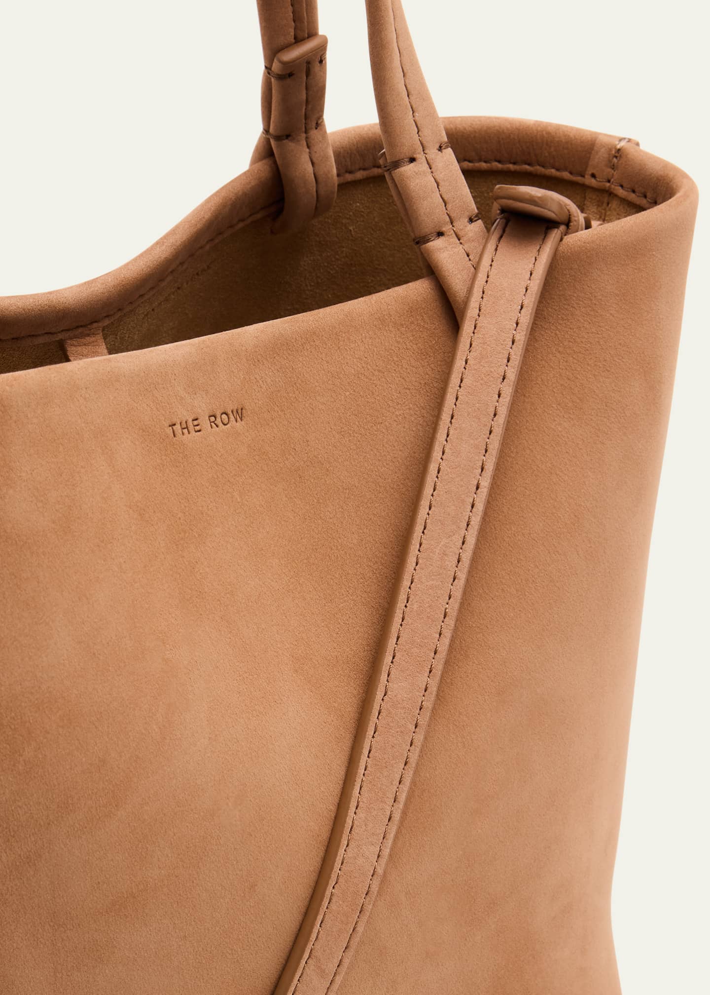 ★トレンド★THE ROWザ・ロウ Park tote small brown nubuck bag Small N/S Park Tote Bag Tan in Leather – The Row