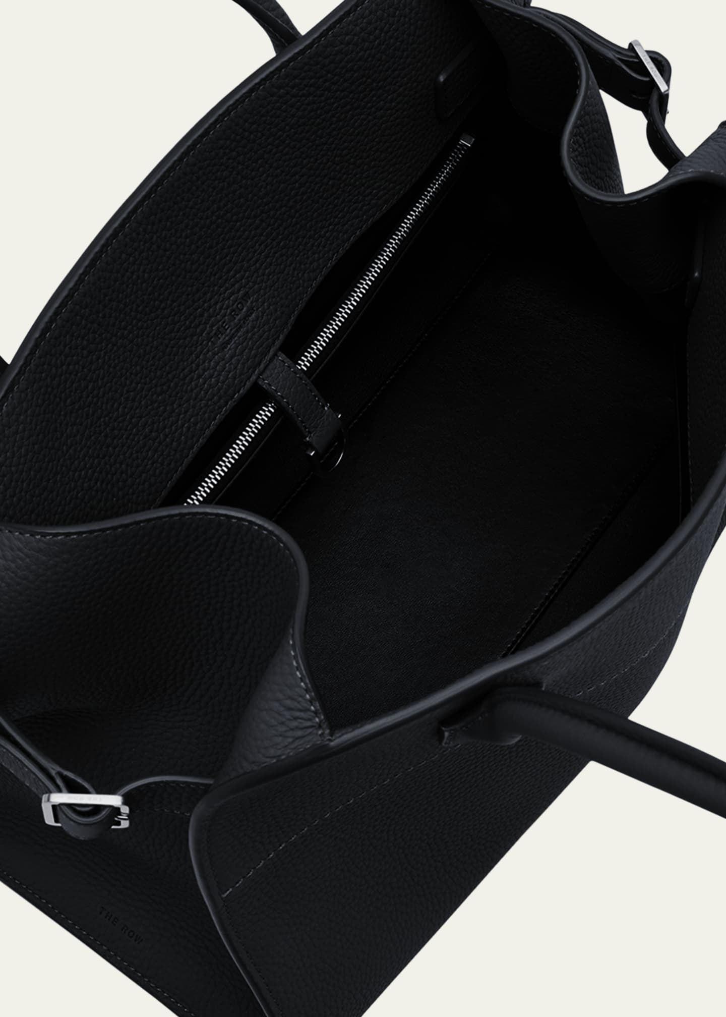 Margaux Small Top-Handle Bag in Matte Grain Leather