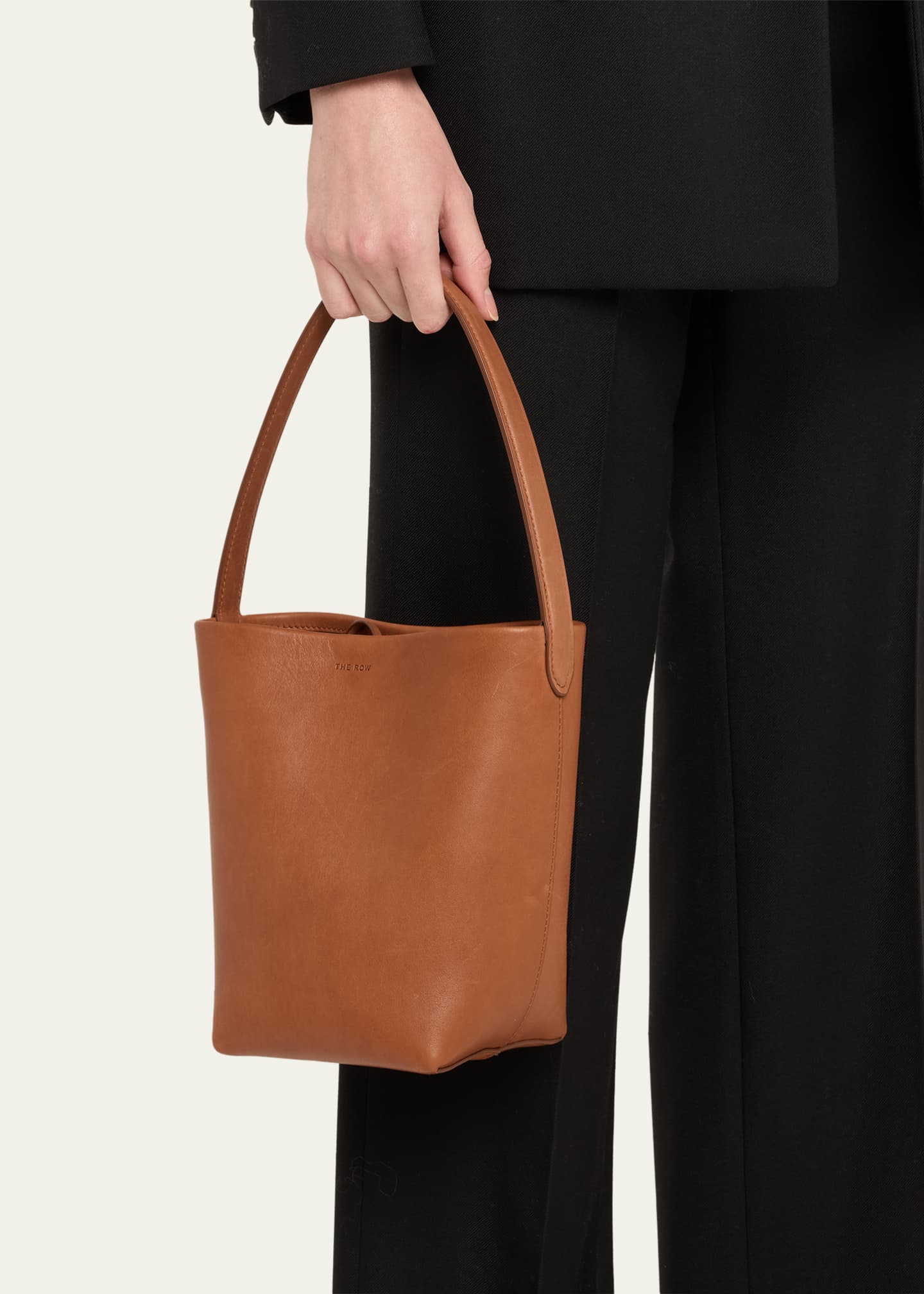Park Small North-South Tote Bag in Saddle Leather