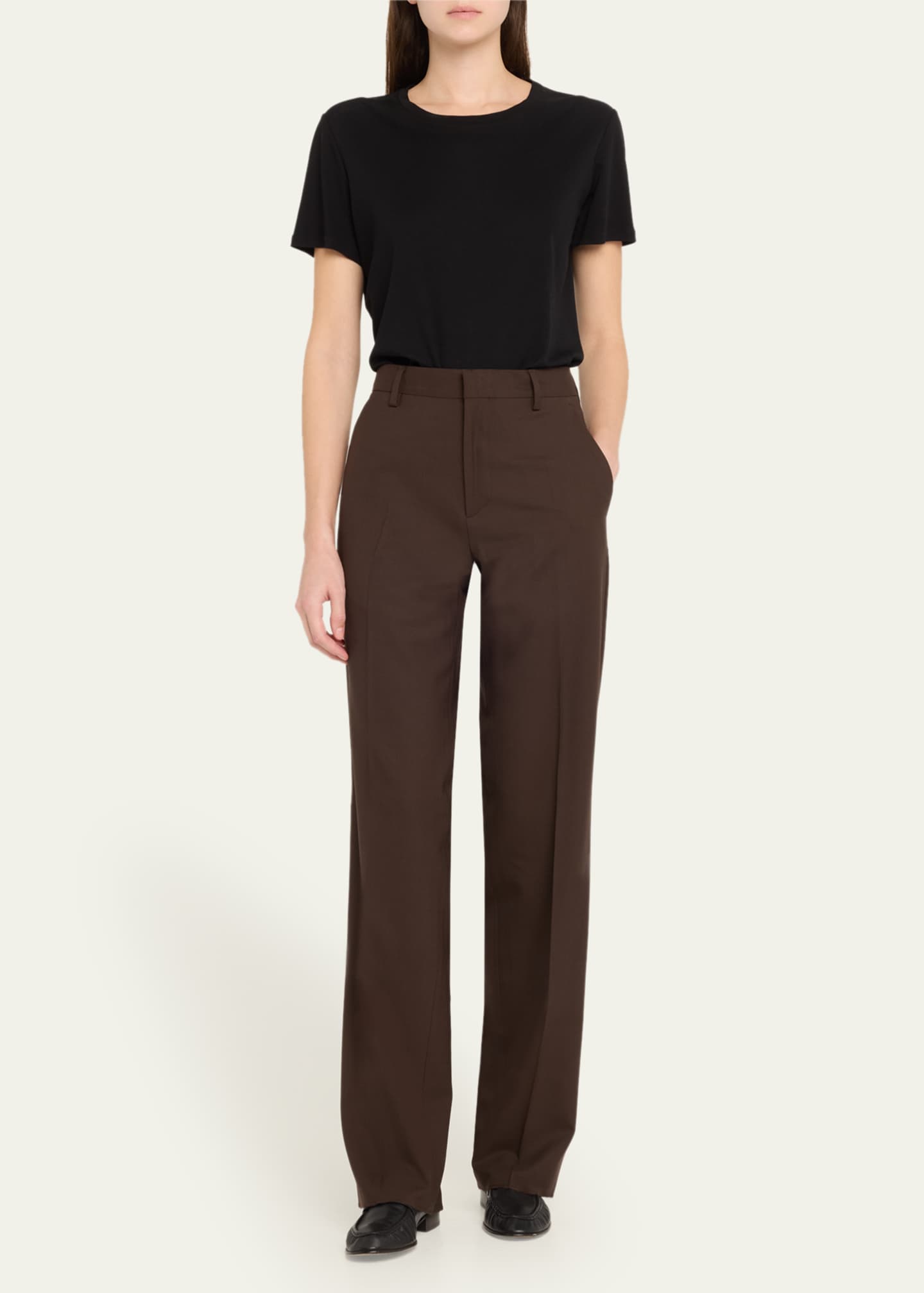 HOMMEGIRLS Straight Leg Wool Pants Image 2 of 5