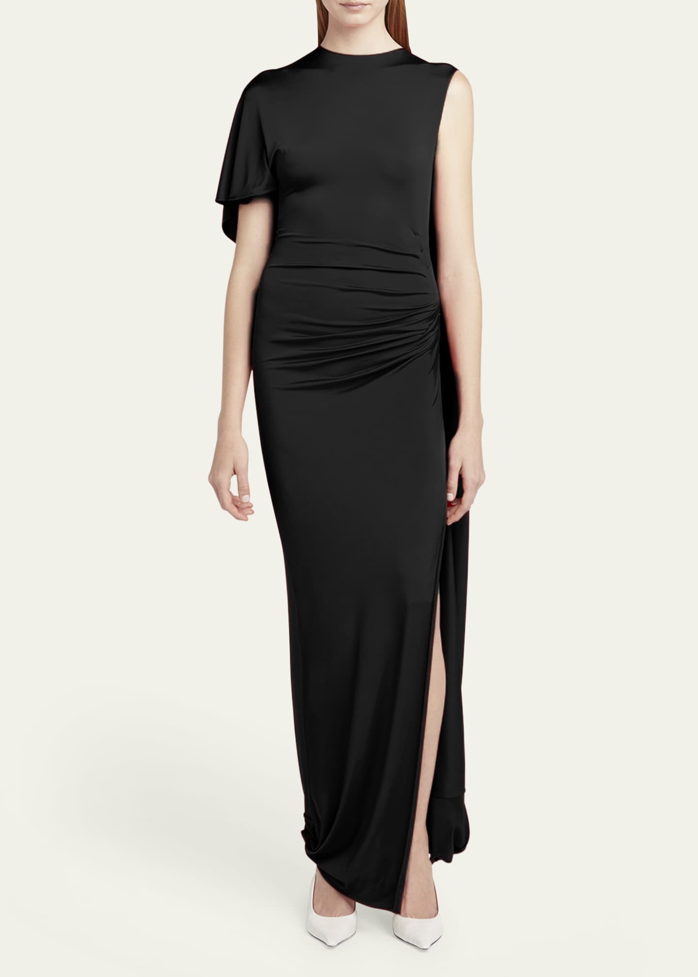 Stella McCartney Long Asymmetric Gown Image 2 of 5