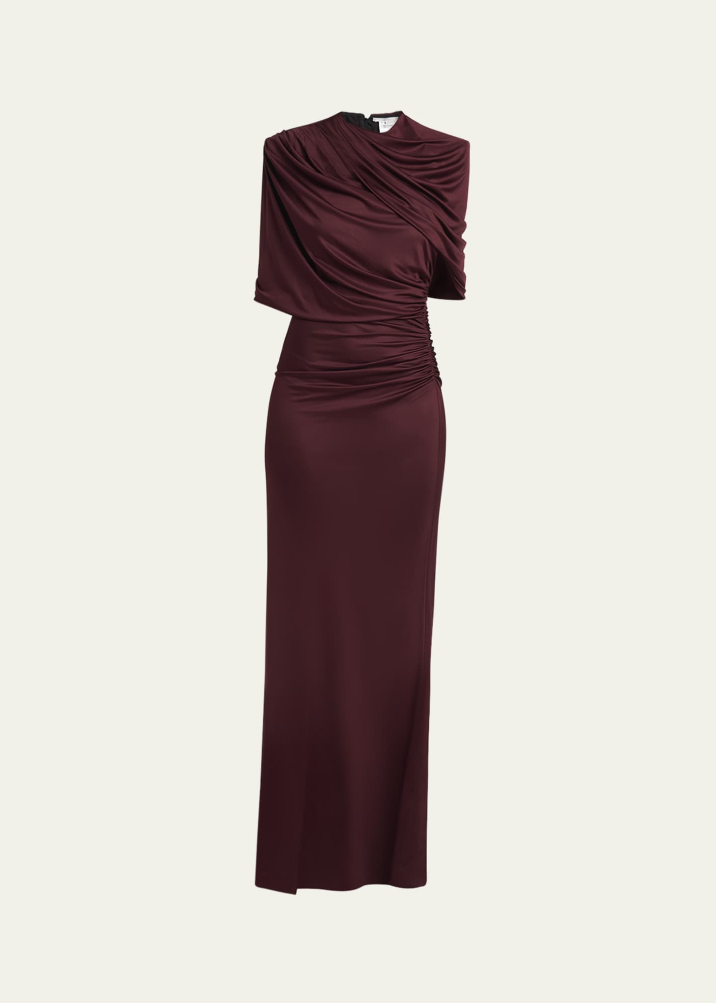 Stella McCartney Long Draped Cape Cutout Gown Image 1 of 5