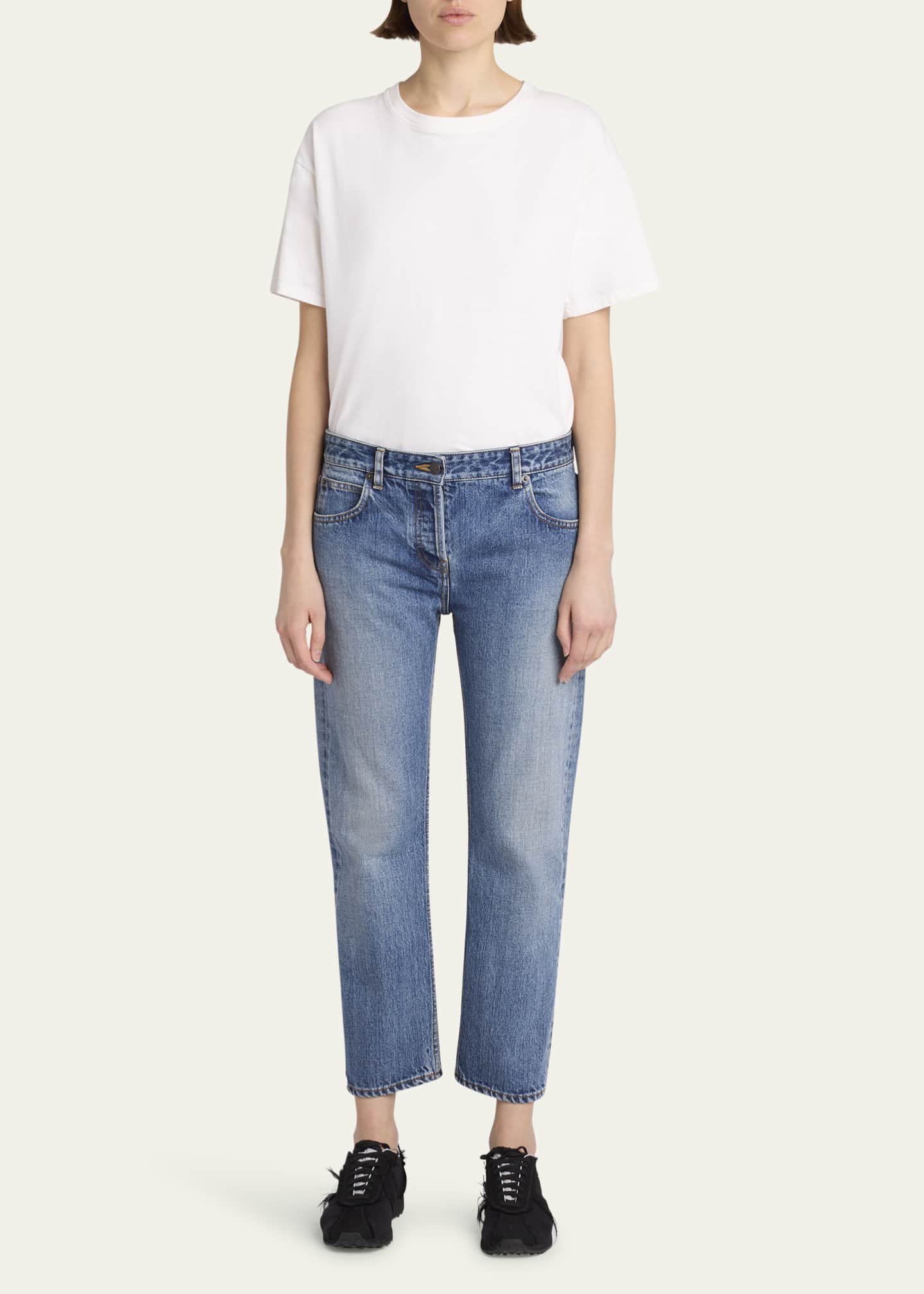 THE ROW Riaco Cropped Skinny Jeans Image 2 of 5