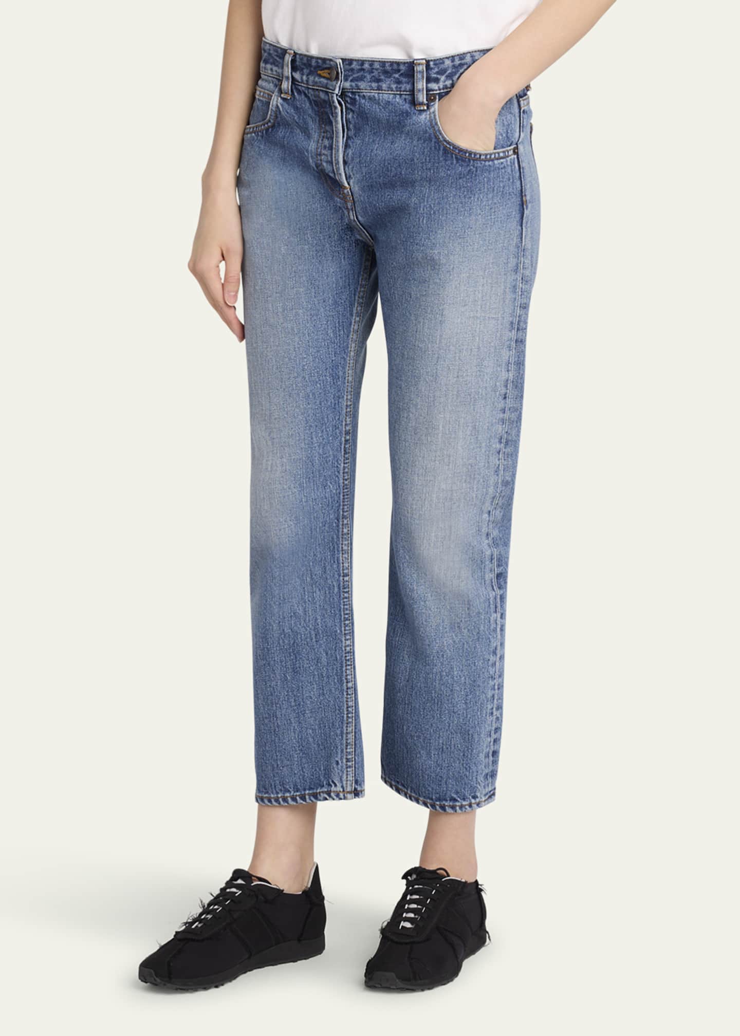 THE ROW Riaco Cropped Skinny Jeans Image 4 of 5