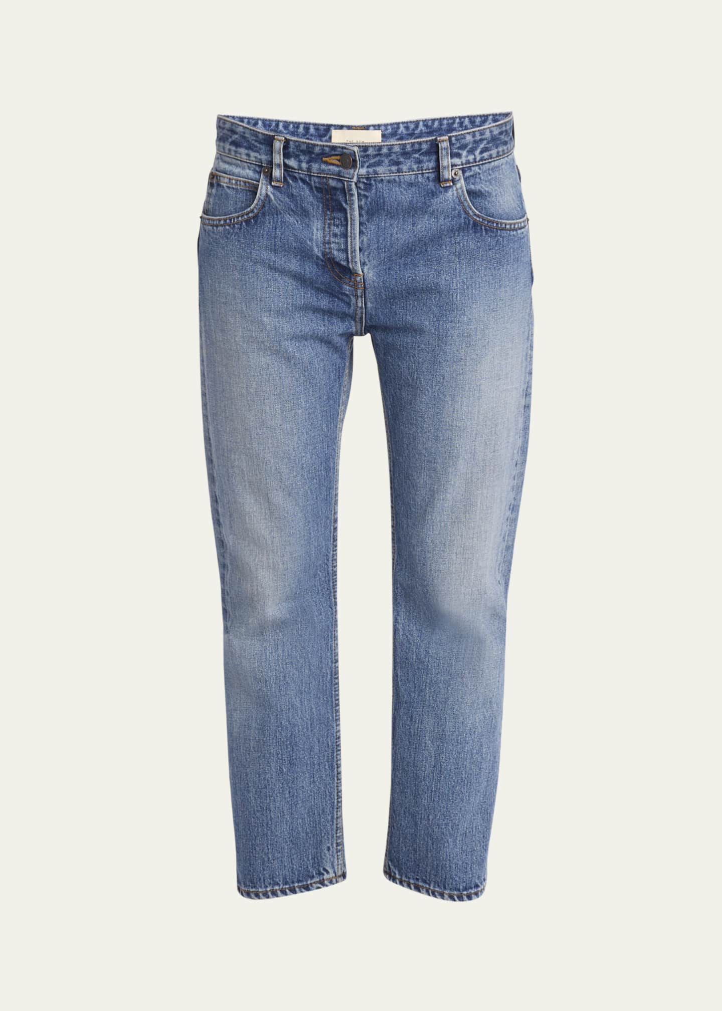 THE ROW Riaco Cropped Skinny Jeans Image 1 of 5