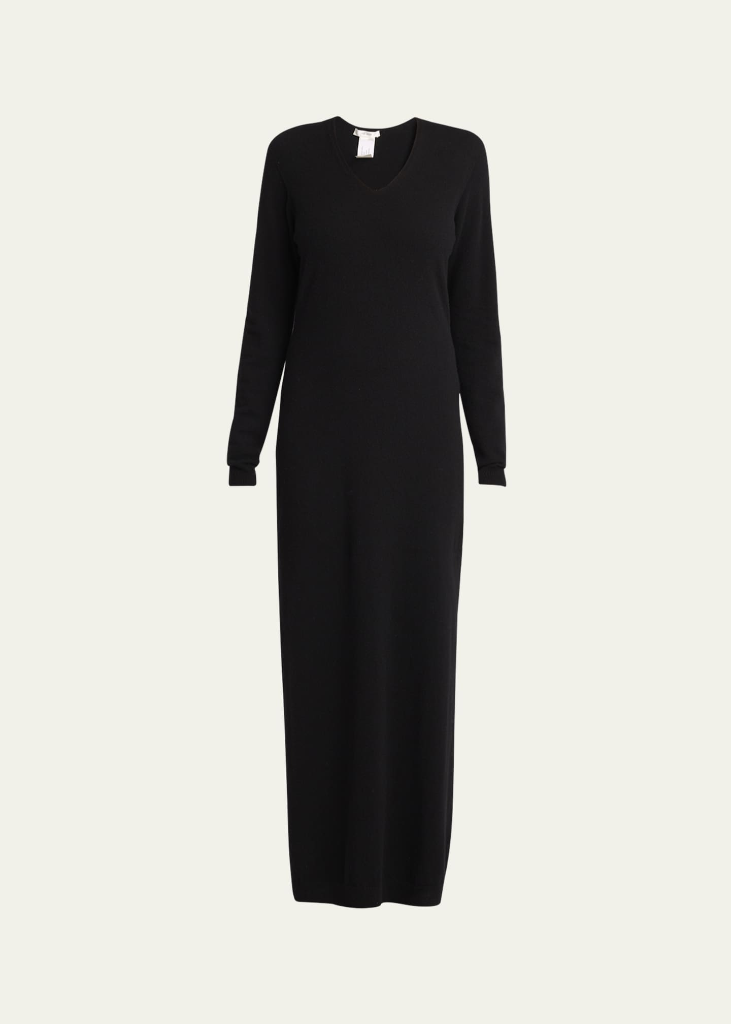 THE ROW Igam V Neck Long Cashmere Dress Bergdorf Goodman