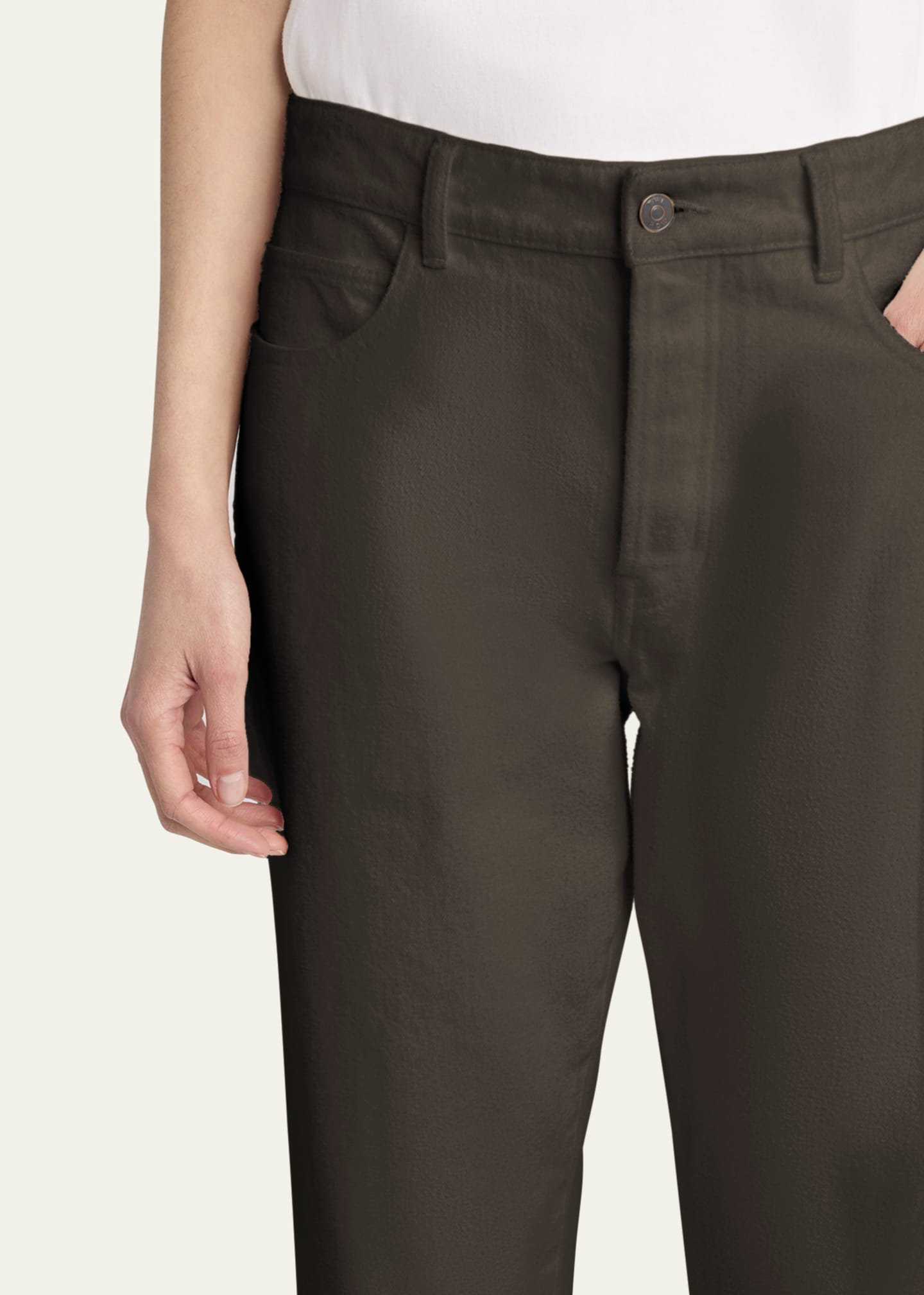 THE ROW Carlyl Straight Leg Pants Image 5 of 5