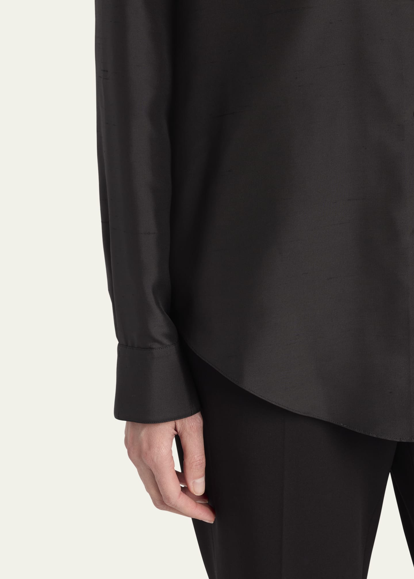 THE ROW Parave Button Down Silk Blouse Image 5 of 5