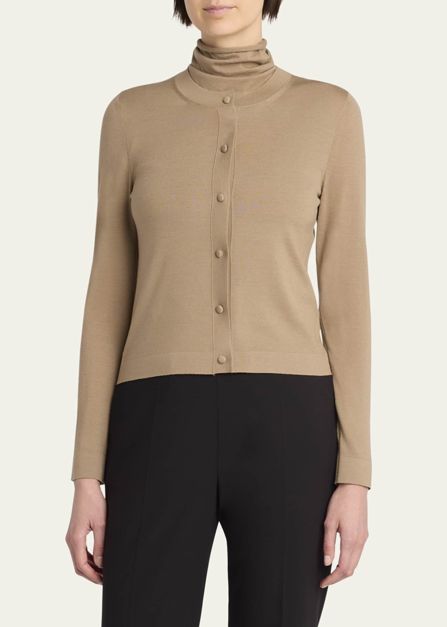 THE ROW Iyona Wool Cardigan Image 4 of 5