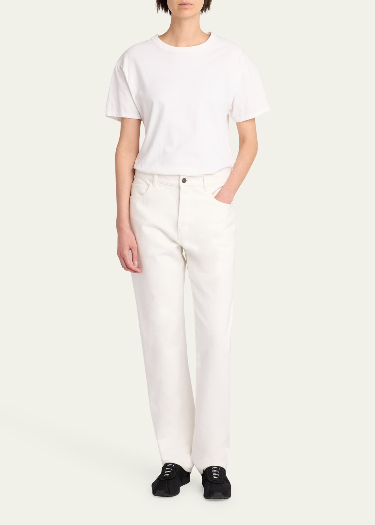 THE ROW Ash Cotton T-Shirt Image 2 of 5