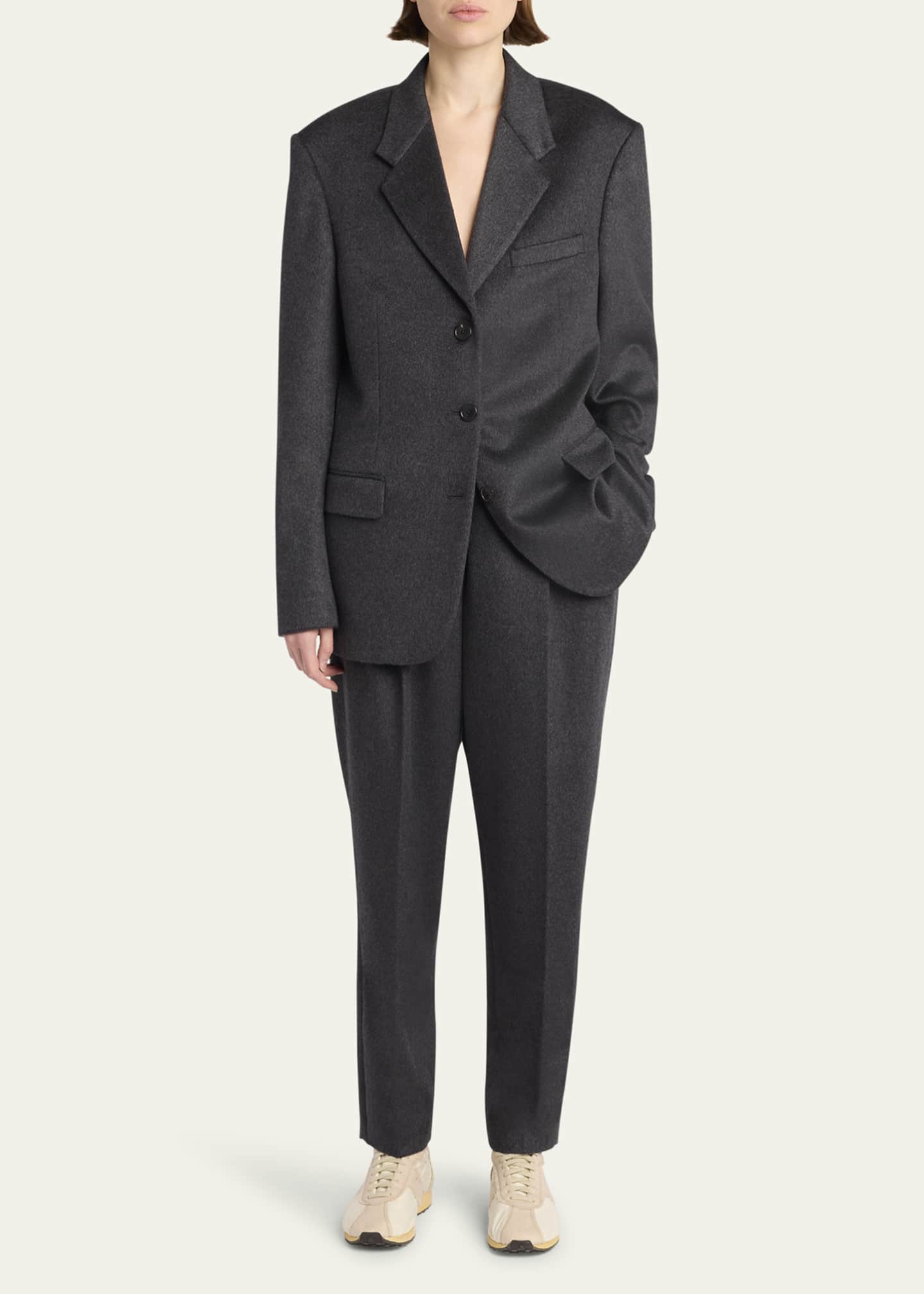 THE ROW Lasonne Cashmere Jacket Image 2 of 5