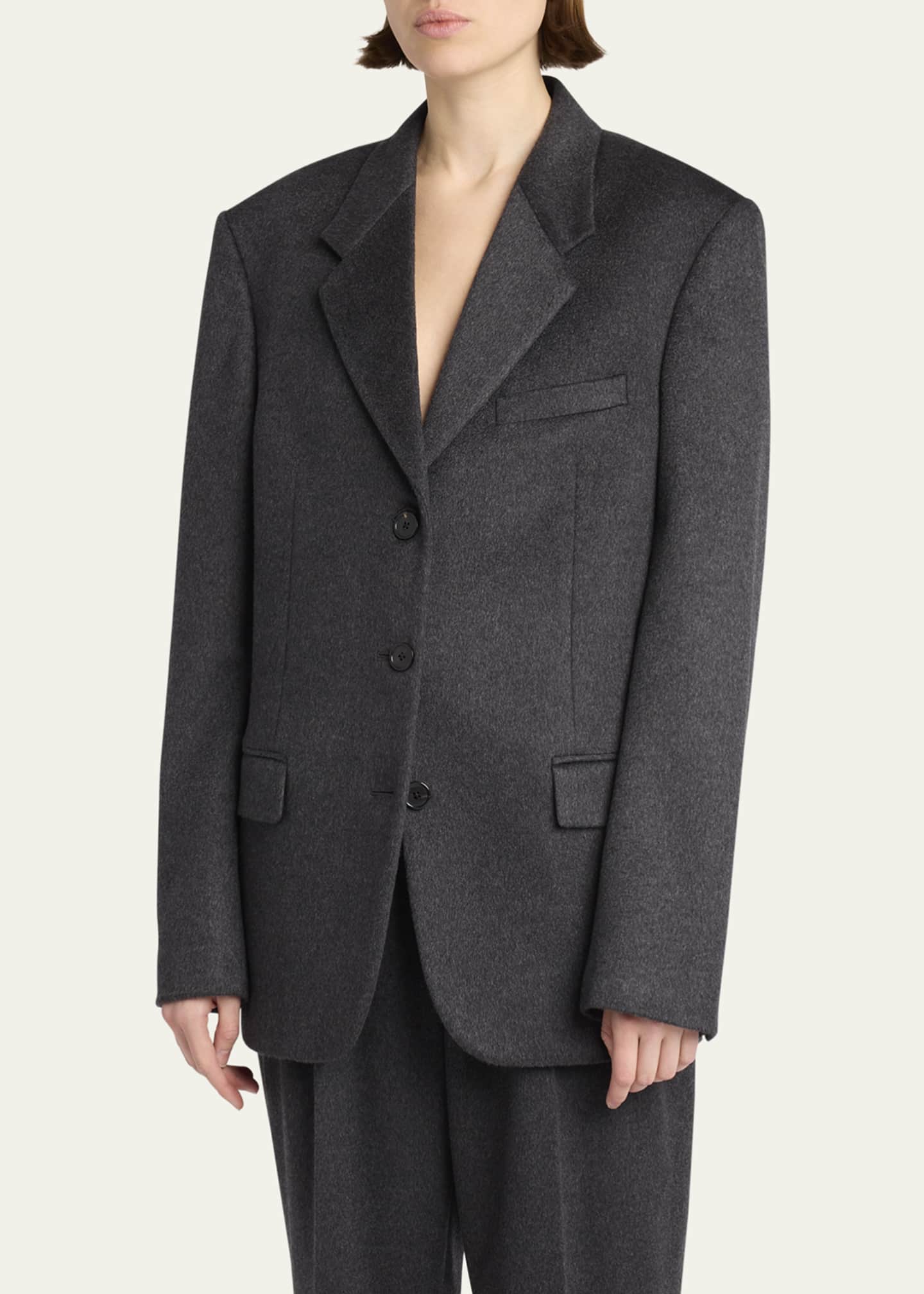 THE ROW Lasonne Cashmere Jacket Image 4 of 5