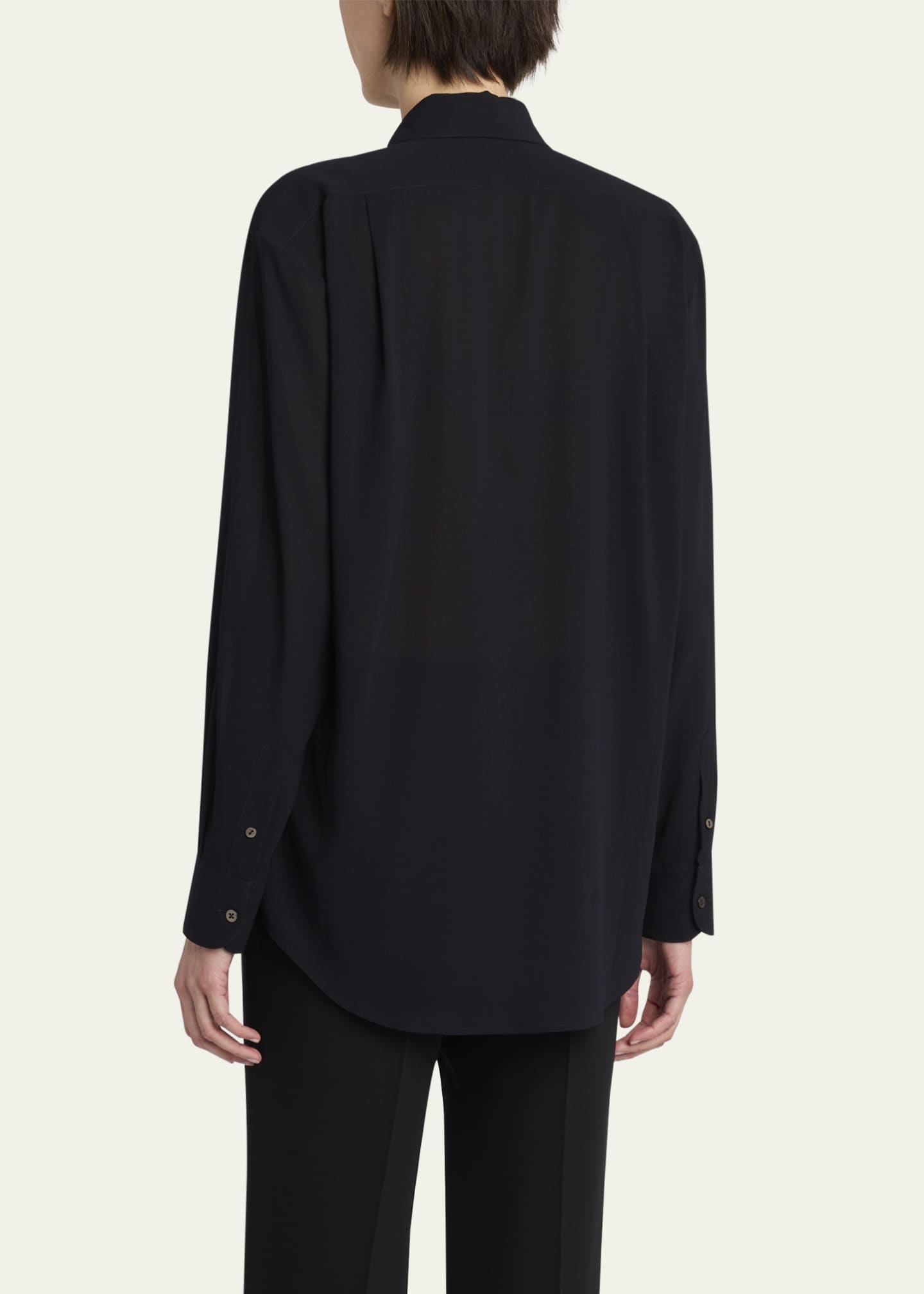 Elia Button Down Silk Blouse