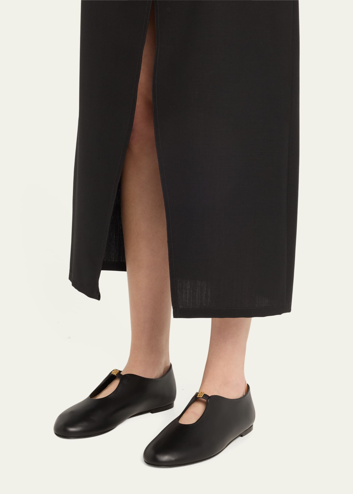 フラットシューズ GIVENCHY Woman Ballet flats Black BE500TE28T 001 Dancer 4G GIVENCHY BE500TE28T 001 - Ancote